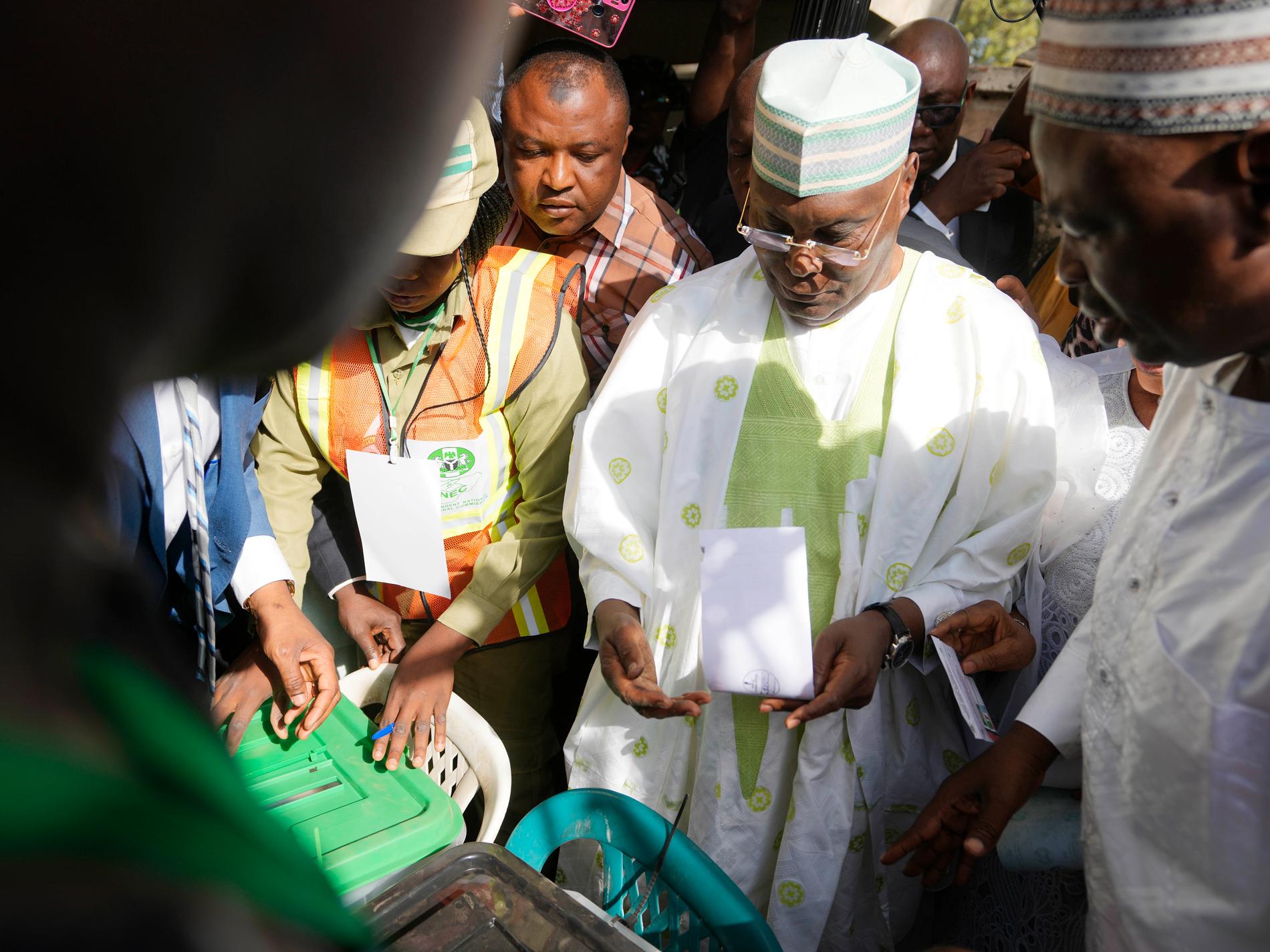 Valet är i gång i jättelandet Nigeria