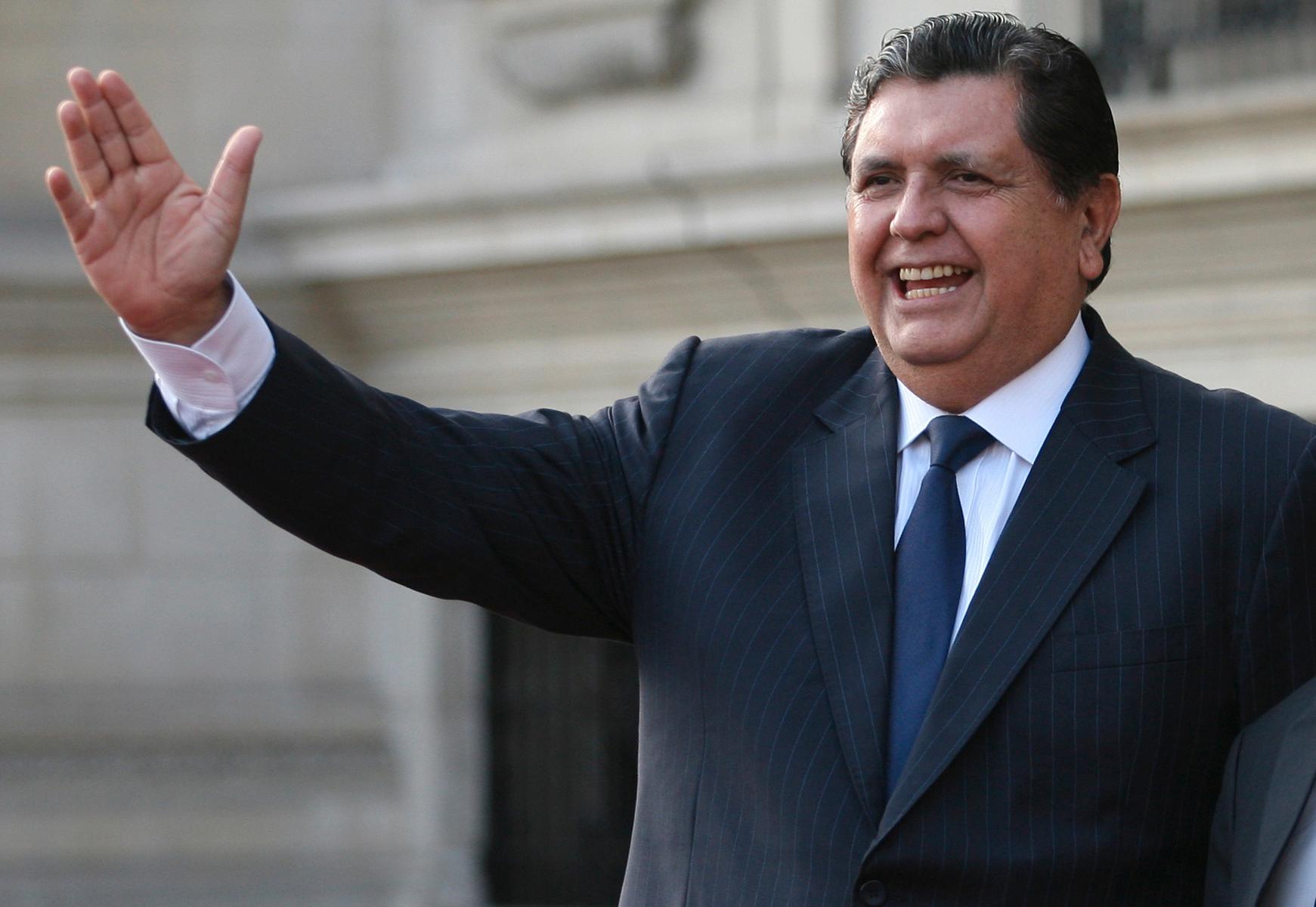 Perus tidigare president Alan García 2011. Arkivbild.
