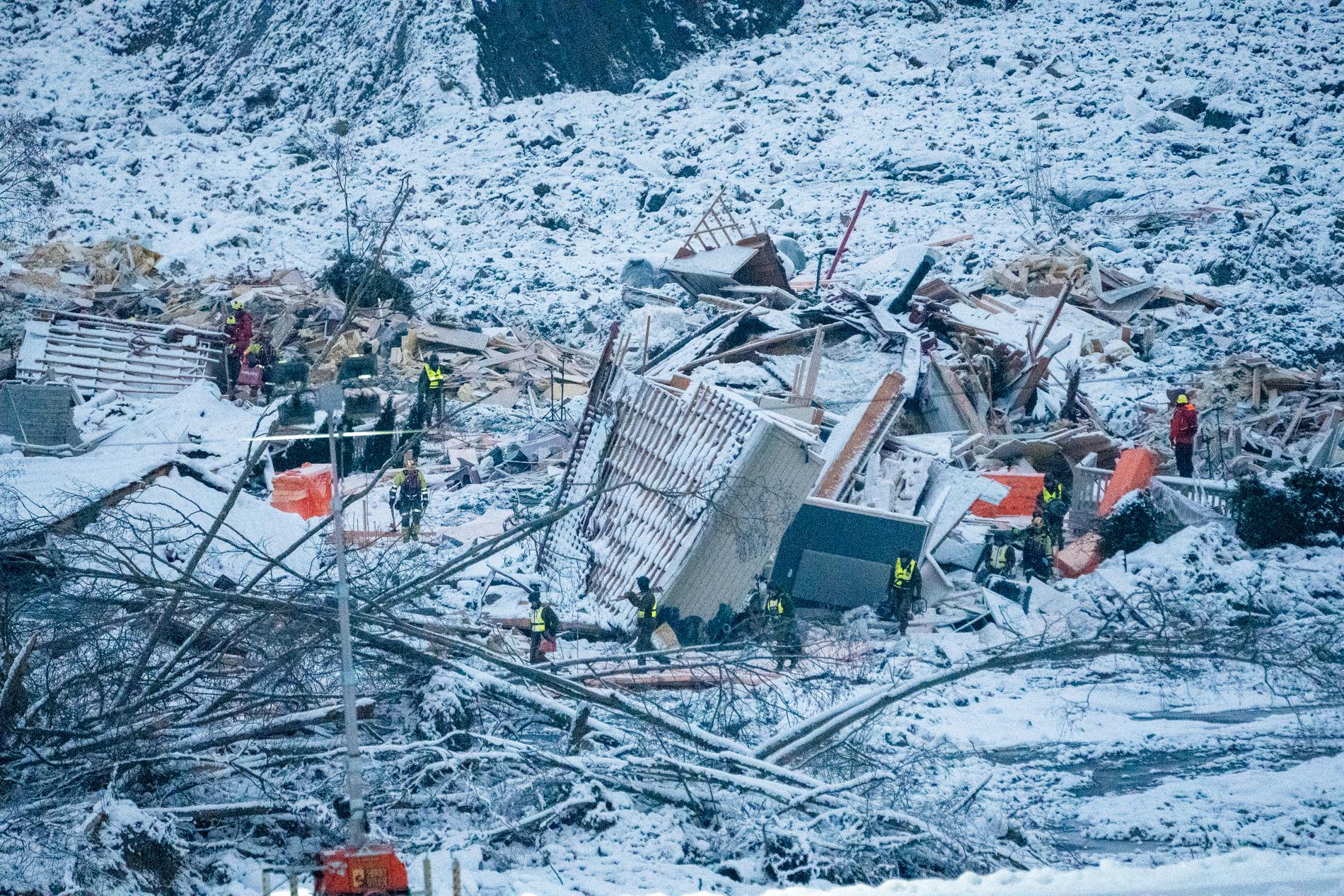 Åtta dygn har gått sedan jordskredet i Gjerdrum i Norge.