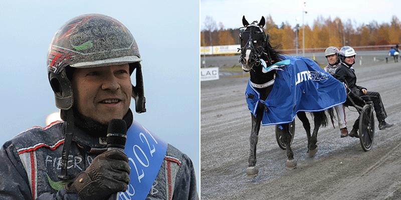 Micael Melander skrällvann två gånger på V75, här med Torpa Pål (V75–4). En häst som Viktor Huss spikade (!). 