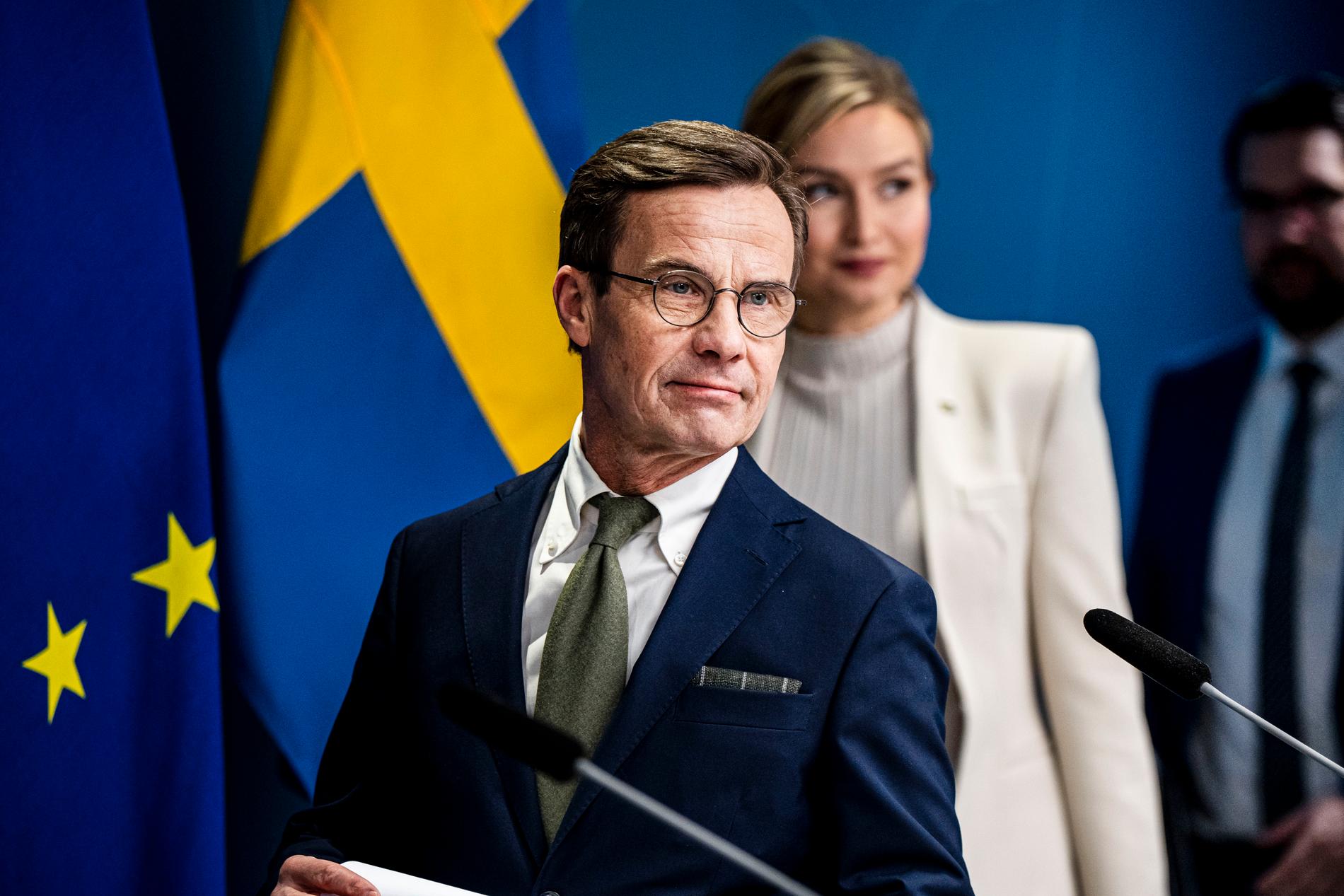 Sveriges statsminister Ulf Kristersson. 