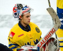 Svenske hockeyspelaren Stefan Liv.
