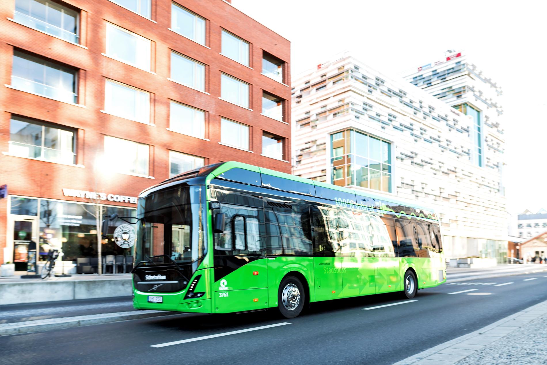 Det ser ut att blir fler elbussar i Malmö om två år.