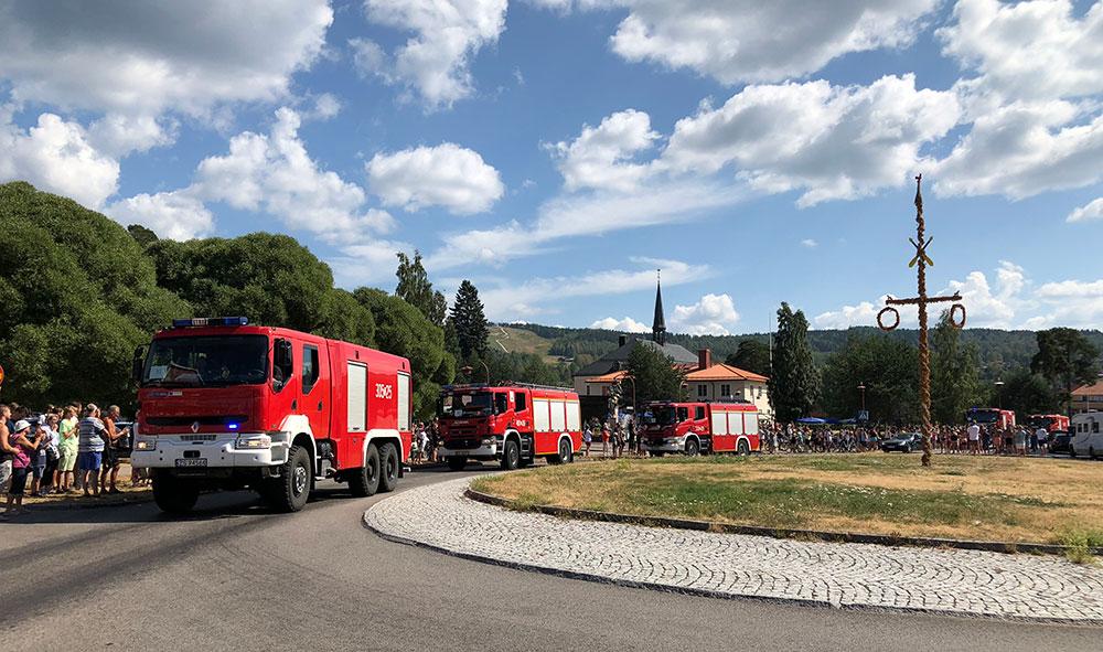 Bränder kommer att bli allt vanligare. Polska brandmän bistod Sverige i sommarens skogsbränder.