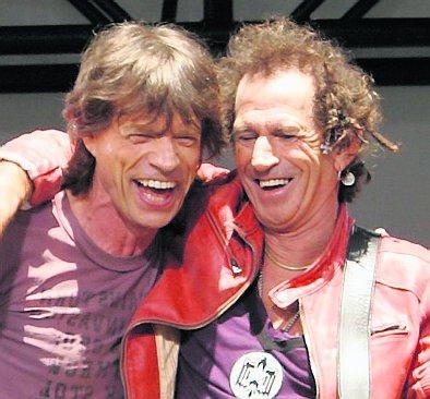 Mick och Keith.