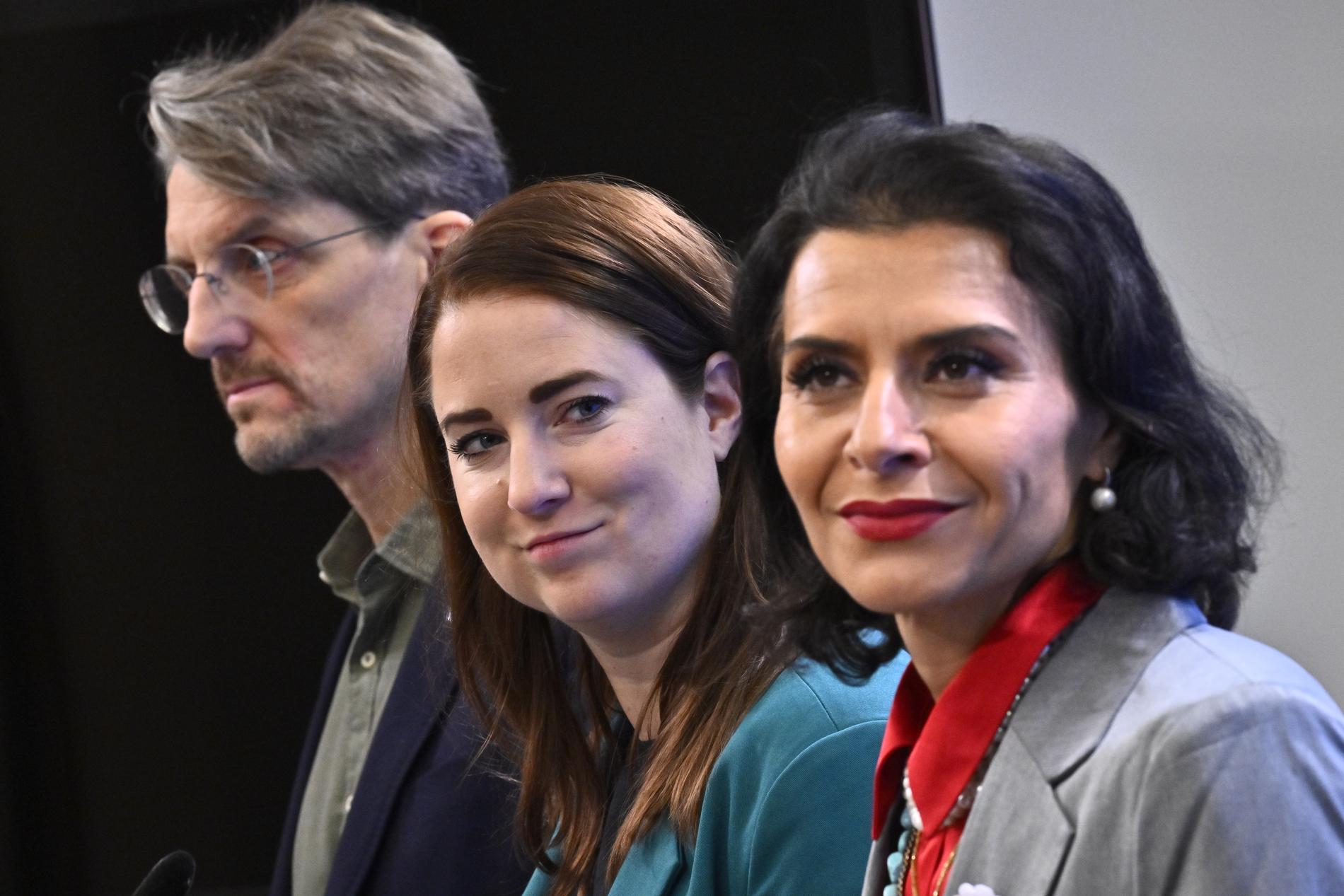 Svante Linusson, Emma Wiesner och Al-Sahlani är Centerpartiets förslag till kandidater till Europaparlamentsvalet.