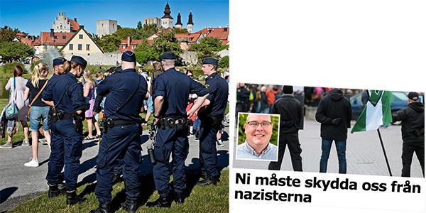Polisledningen för Almedalsveckan svarar i dag Magnus Kolsjö, RFSL: ”Polisen roll i Almedalen är att arbeta med ordning och säkerhet. Målet är att såväl besökare som arrangörer ska känna sig trygga och samtidigt kunna uttrycka sin åsikt.”