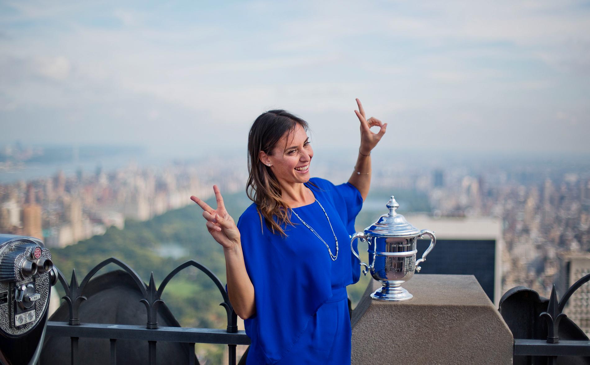 Flavia Pennetta vann US Open 2015.