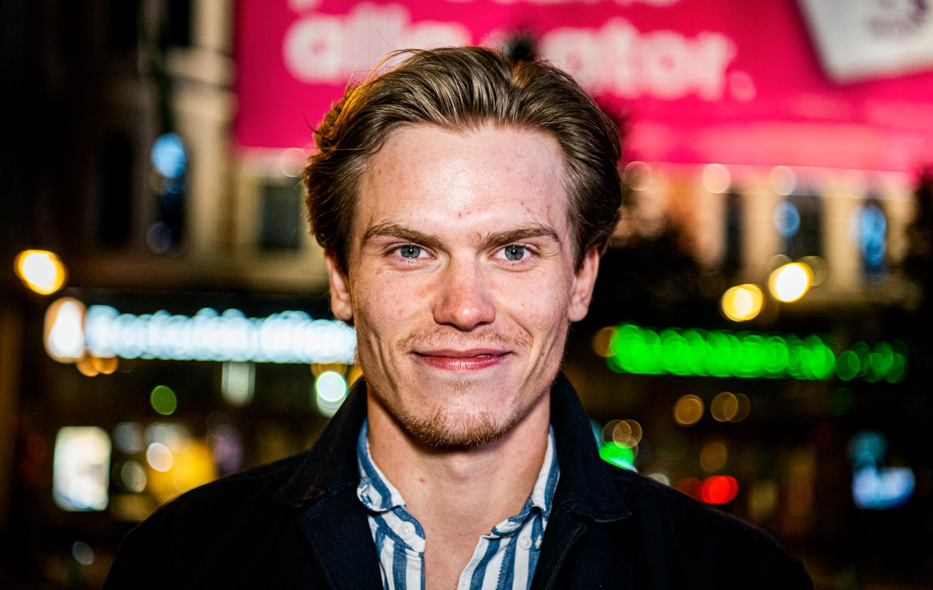 Rasmus Rönnkvist, 24, tyckte att nattlivet på Stureplan var ”ganska dött”.