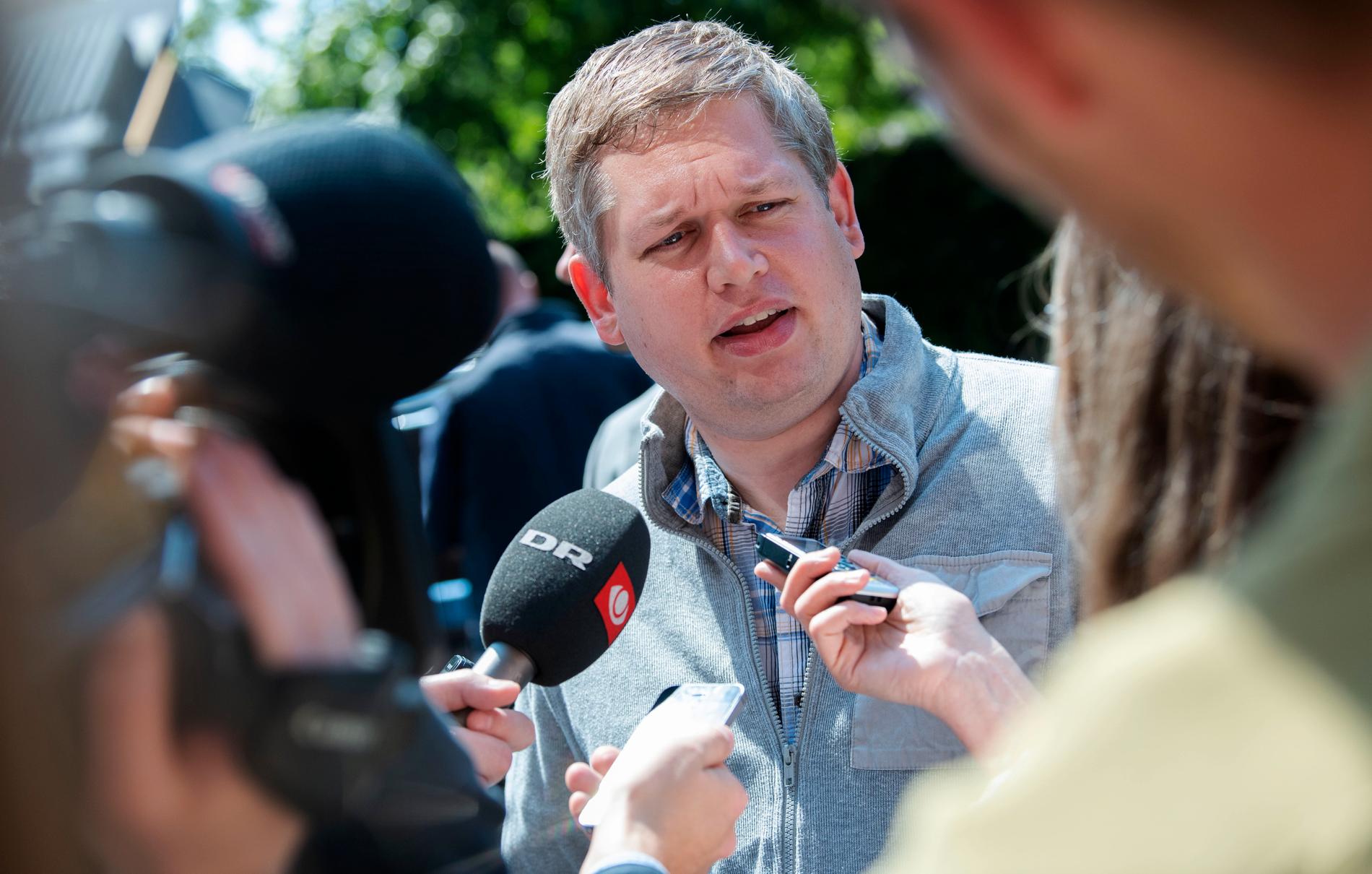 Rasmus Paludan, ledare för det högerextrema danska partiet Stram Kurs.