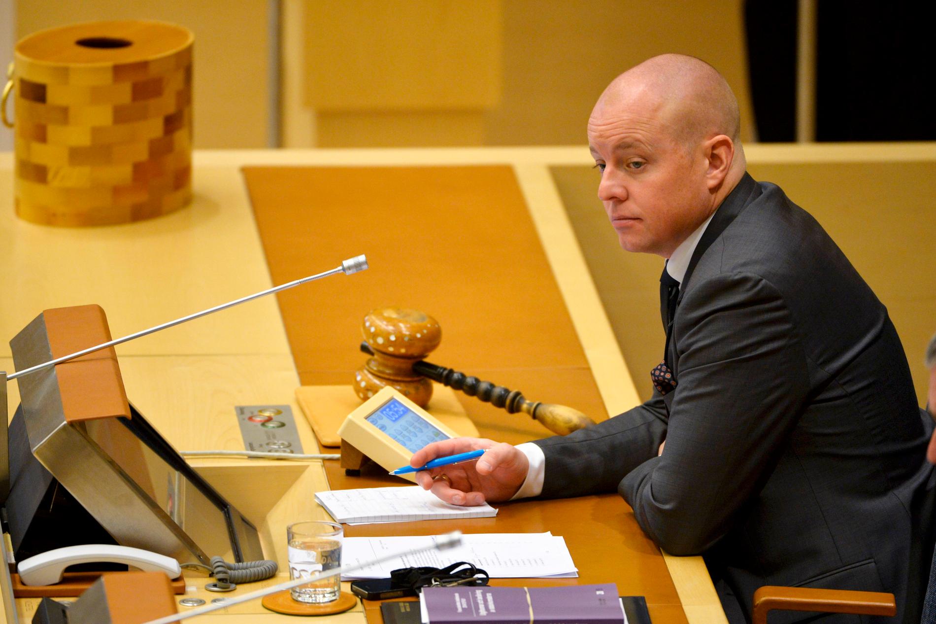 Björn Söder, riksdagens andre vice talman. Arkivbild.