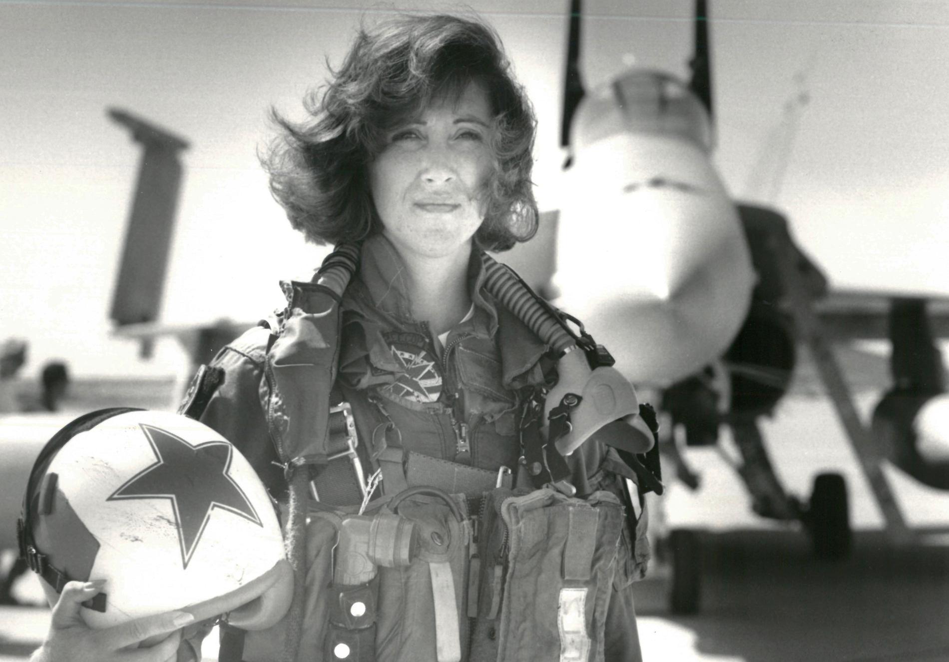 Tammie Jo Shults under militärtjänstgöringen i Washington 1992.