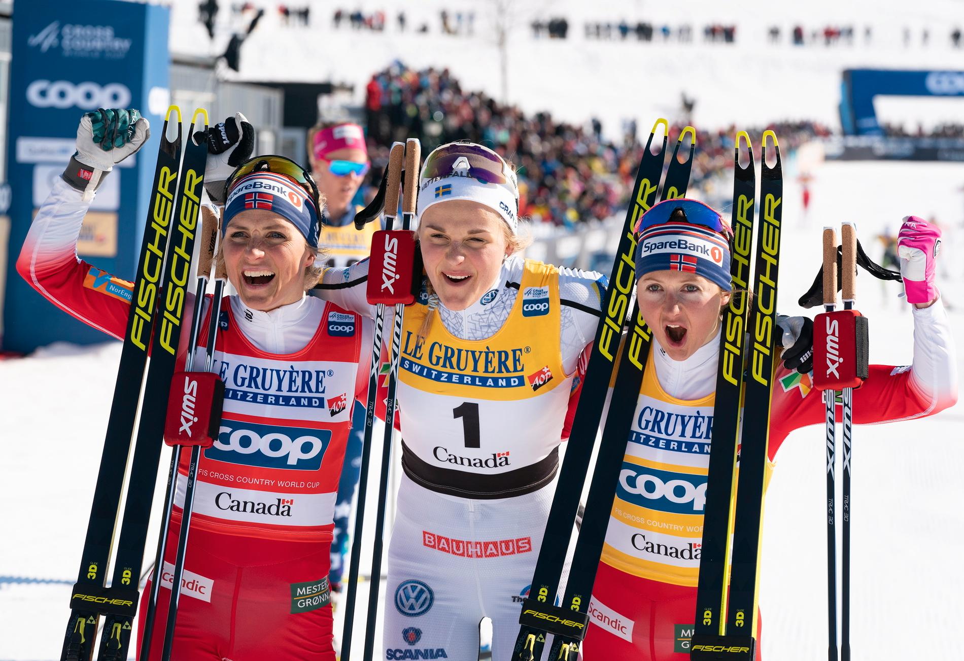 Östberg tog hem totalen, men Stina Nilsson vann jakten i Quebec.