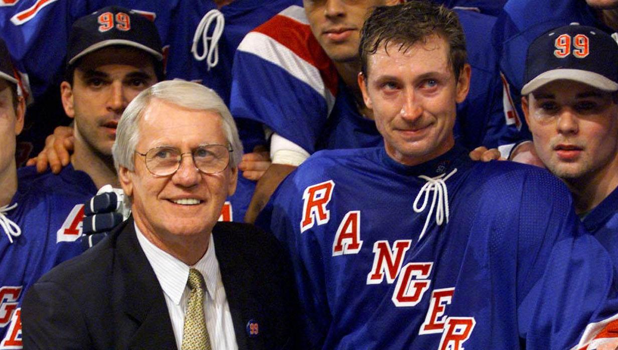 John Muckler och Wayne Gretzky. 