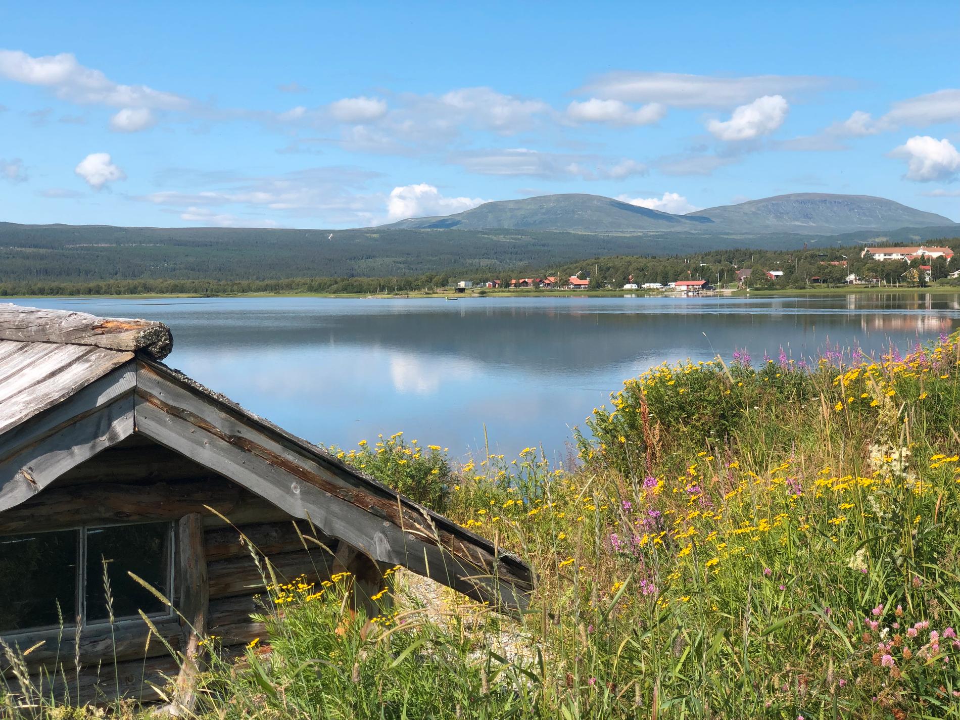 Anna-Karin Norell tog sin bästa sommarbild vid Funäsdalssjön.
