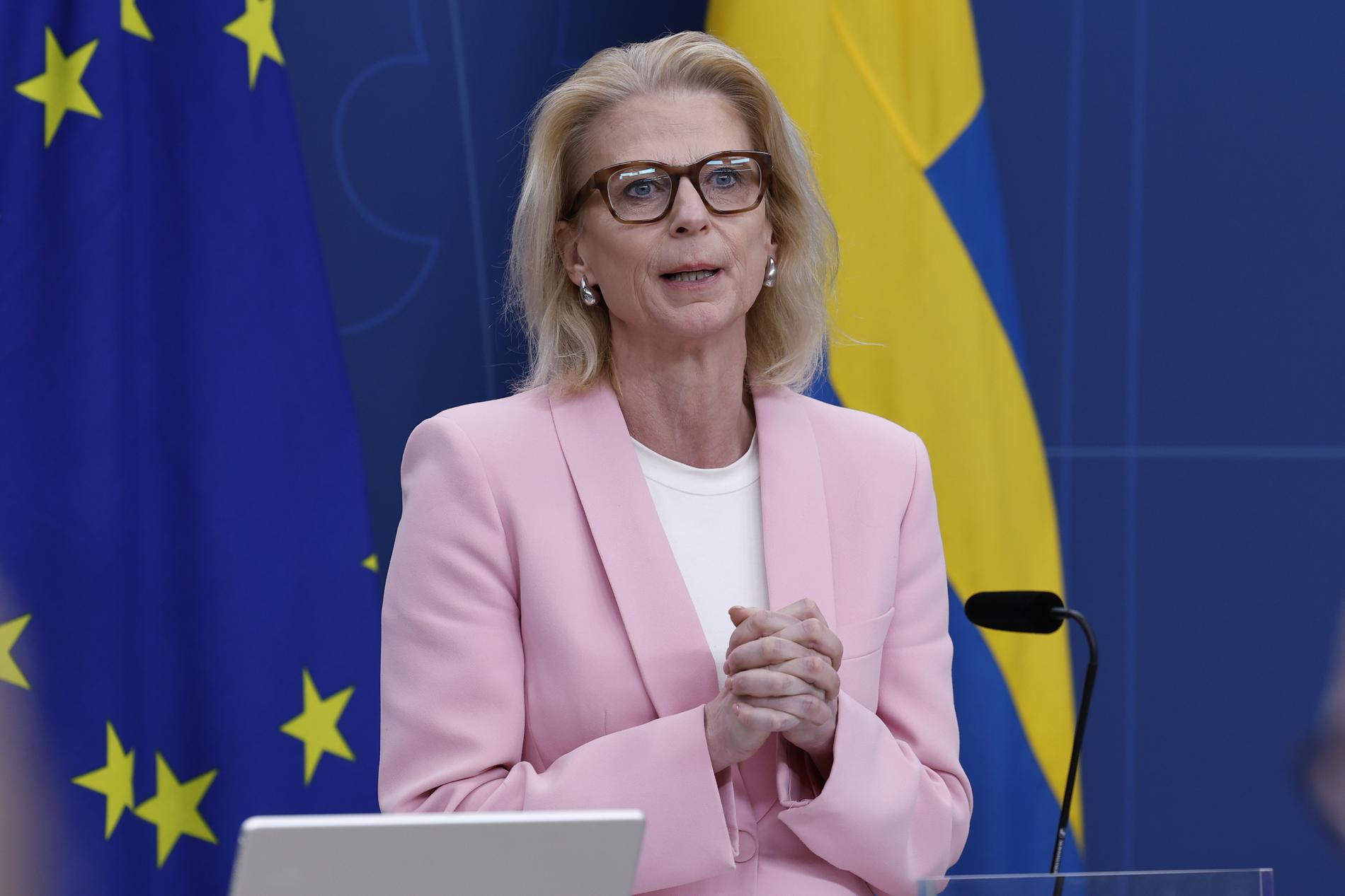 Elisabeth Svantesson (M), finansminister.