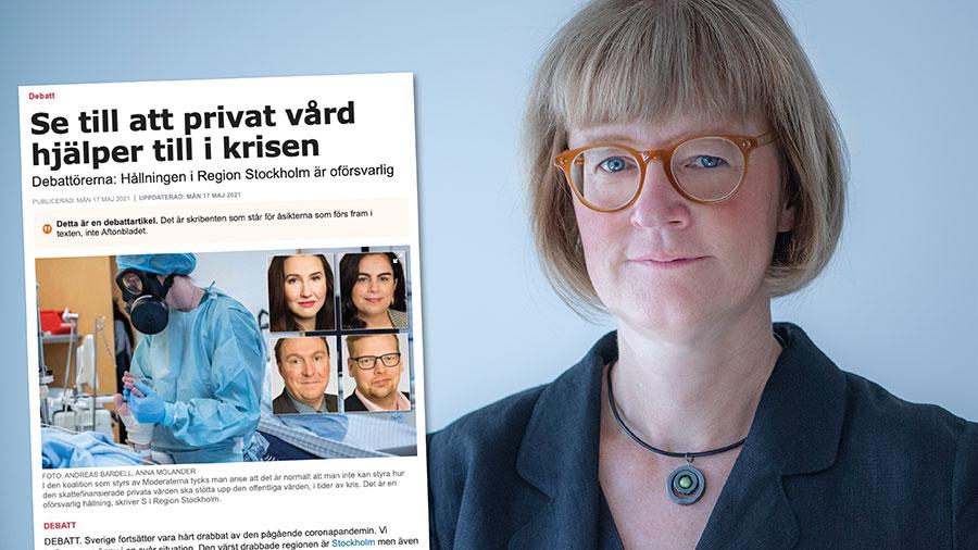 De privata vårdgivarna har i nära dialog med sjukvårdsledningen i Region Stockholm, precis som under första och andra vågen, ställt om sin verksamhet för att hjälpa till att avlasta akutsjukvården. Replik från Vårdföretagarna.