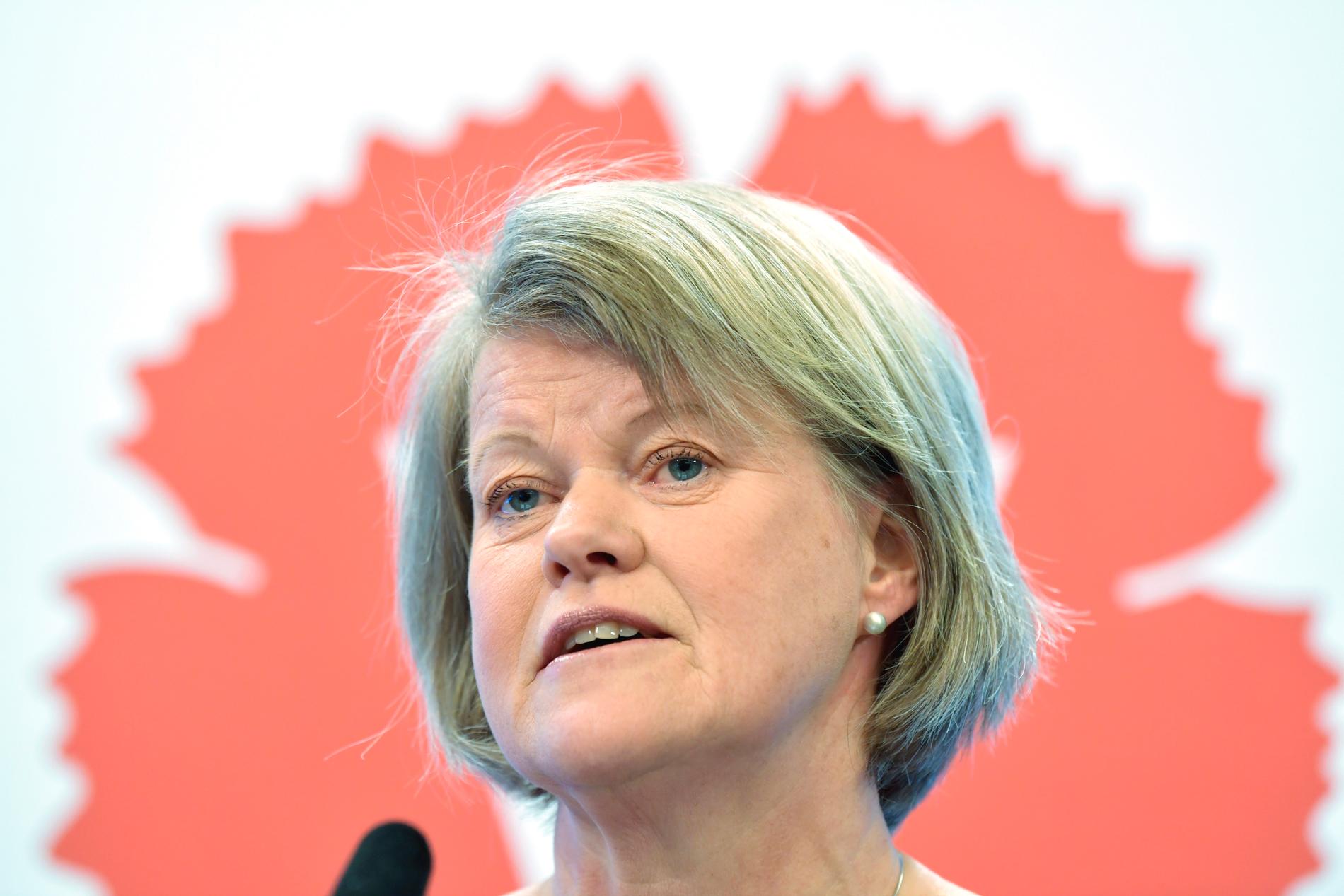 Vänsterpartiets ekonomisk-politiske talesperson Ulla Andersson (V). Arkivbild.