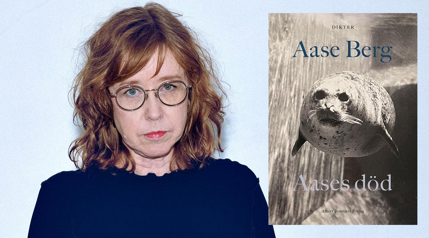 Aase Berg (f. −67) debuterade 1997 med diktsamlingen ”Hos rådjur”. Hon har sedan dess skrivit även prosa och essäer.  Nu är hon aktuell med diktsamlingen ”Aases död”. 