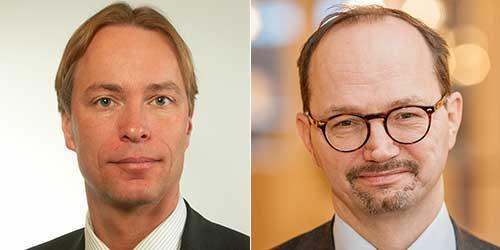 Jonas Eriksson (MP) och Tomas Eneroth (S).