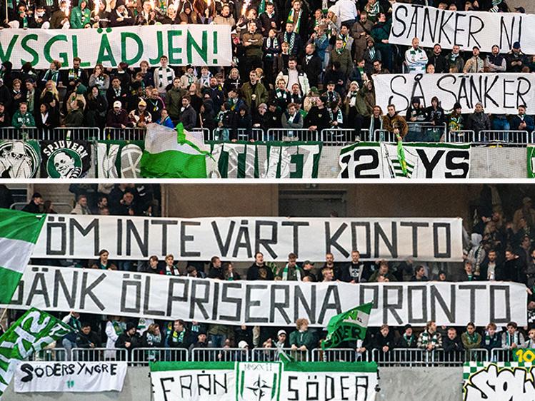Spelarna stöttar fansens öl-protest: ”Ska ta ett snack med klubben”