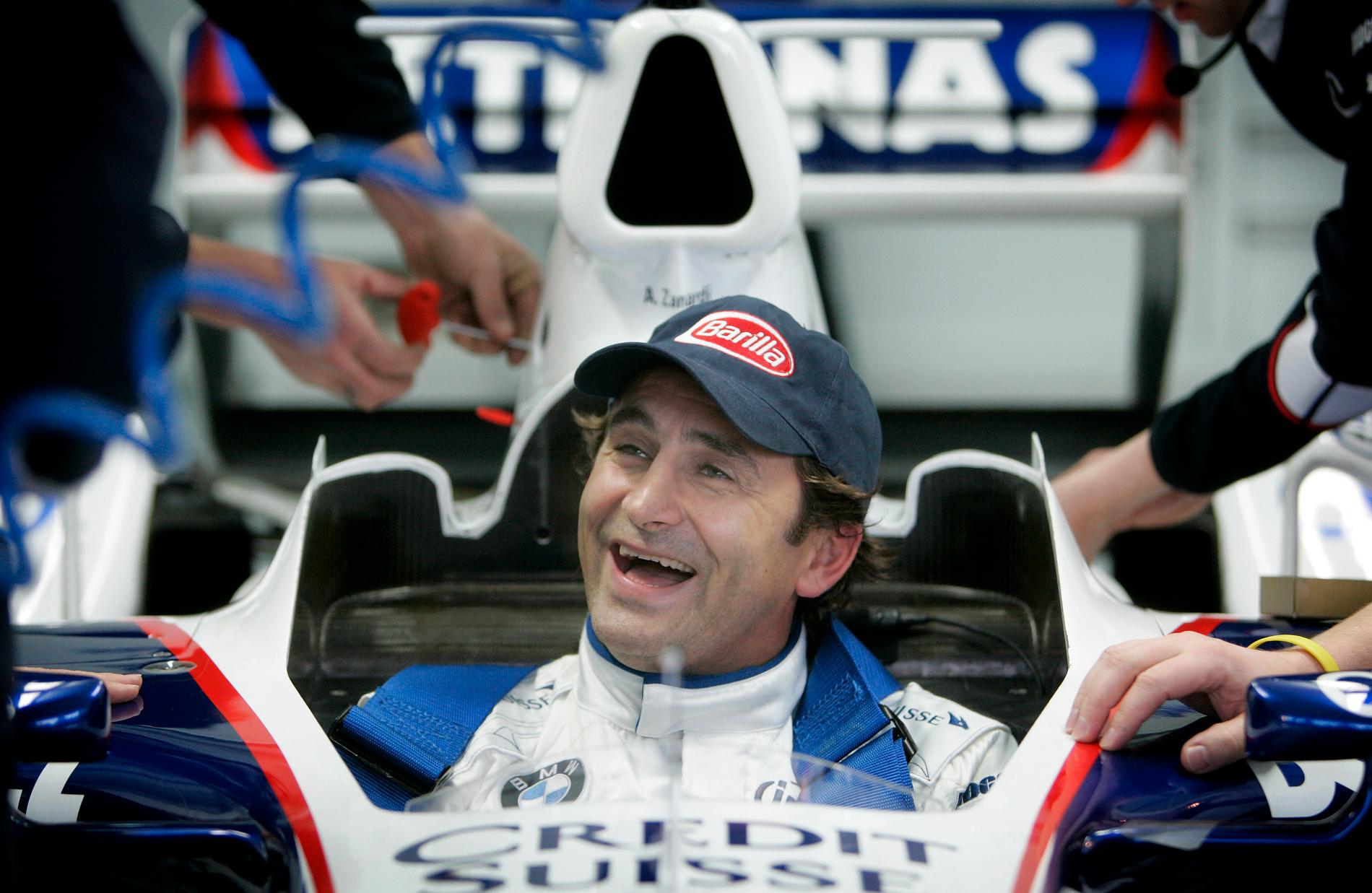 Alex Zanardi var en framgångsrik F1-förare. 