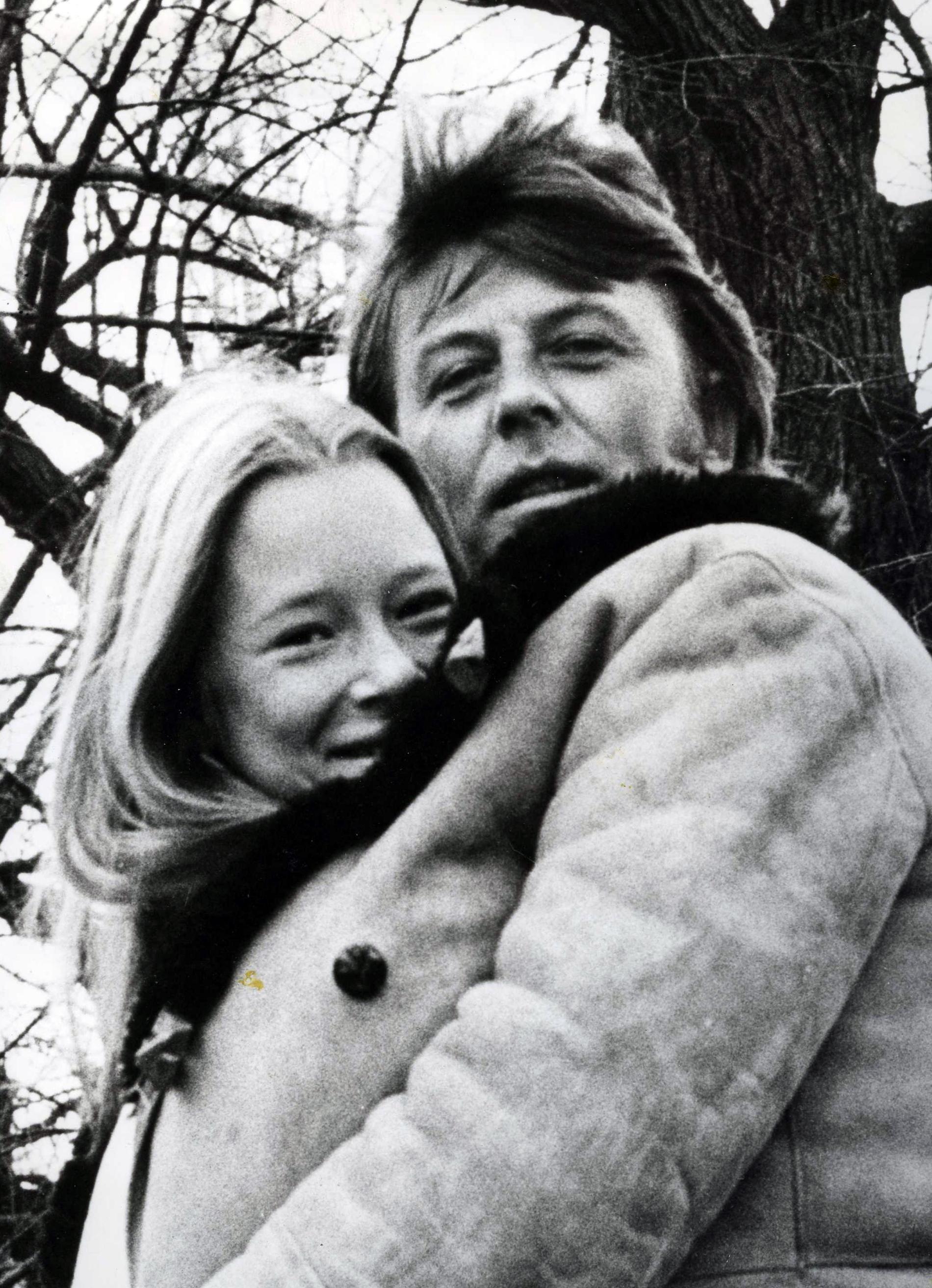 Ann Zacharias och Sven-Bertil Taube år 1975. 