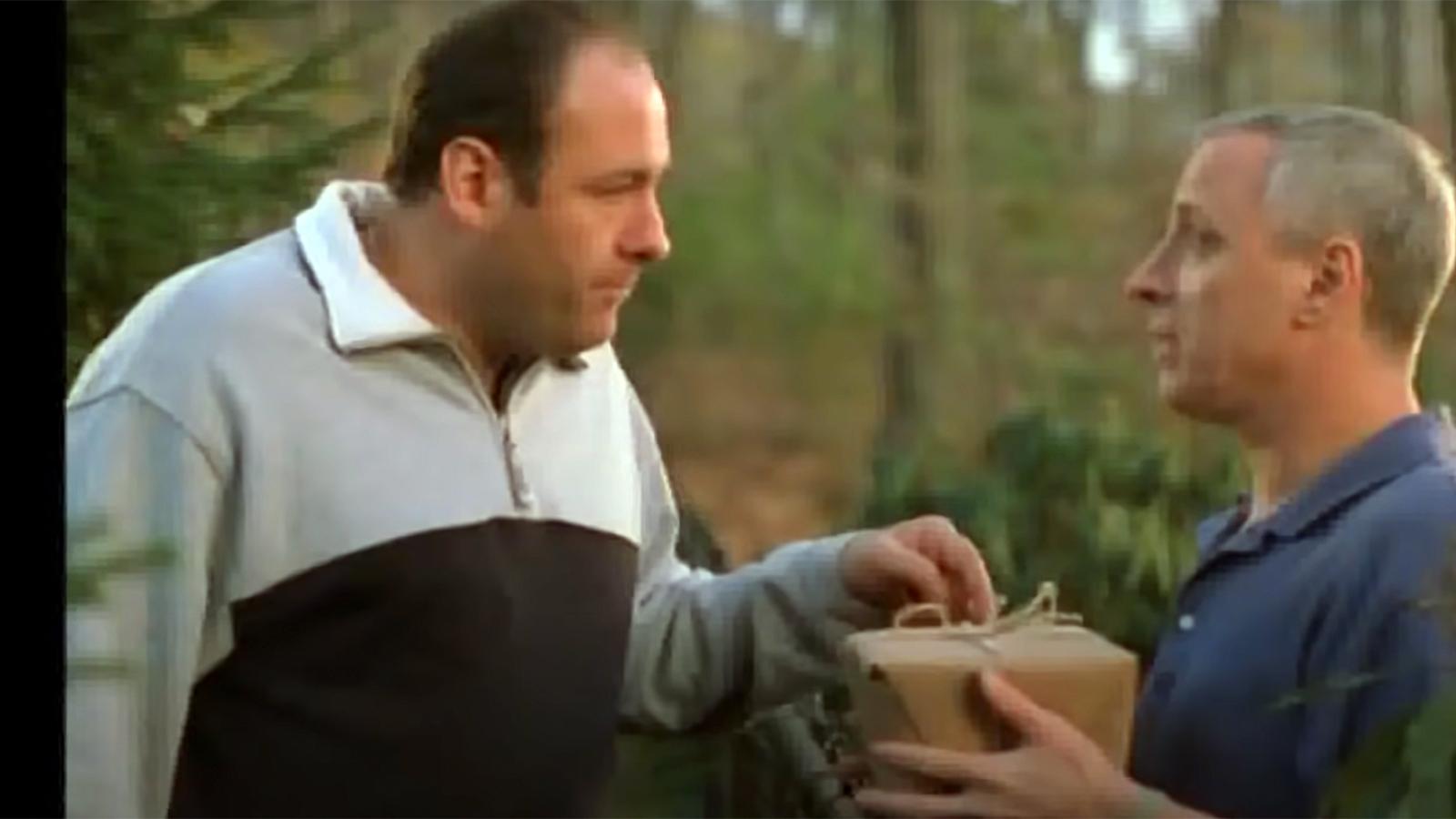 James Gandolfini och Bob LuPone i ”Sopranos”.