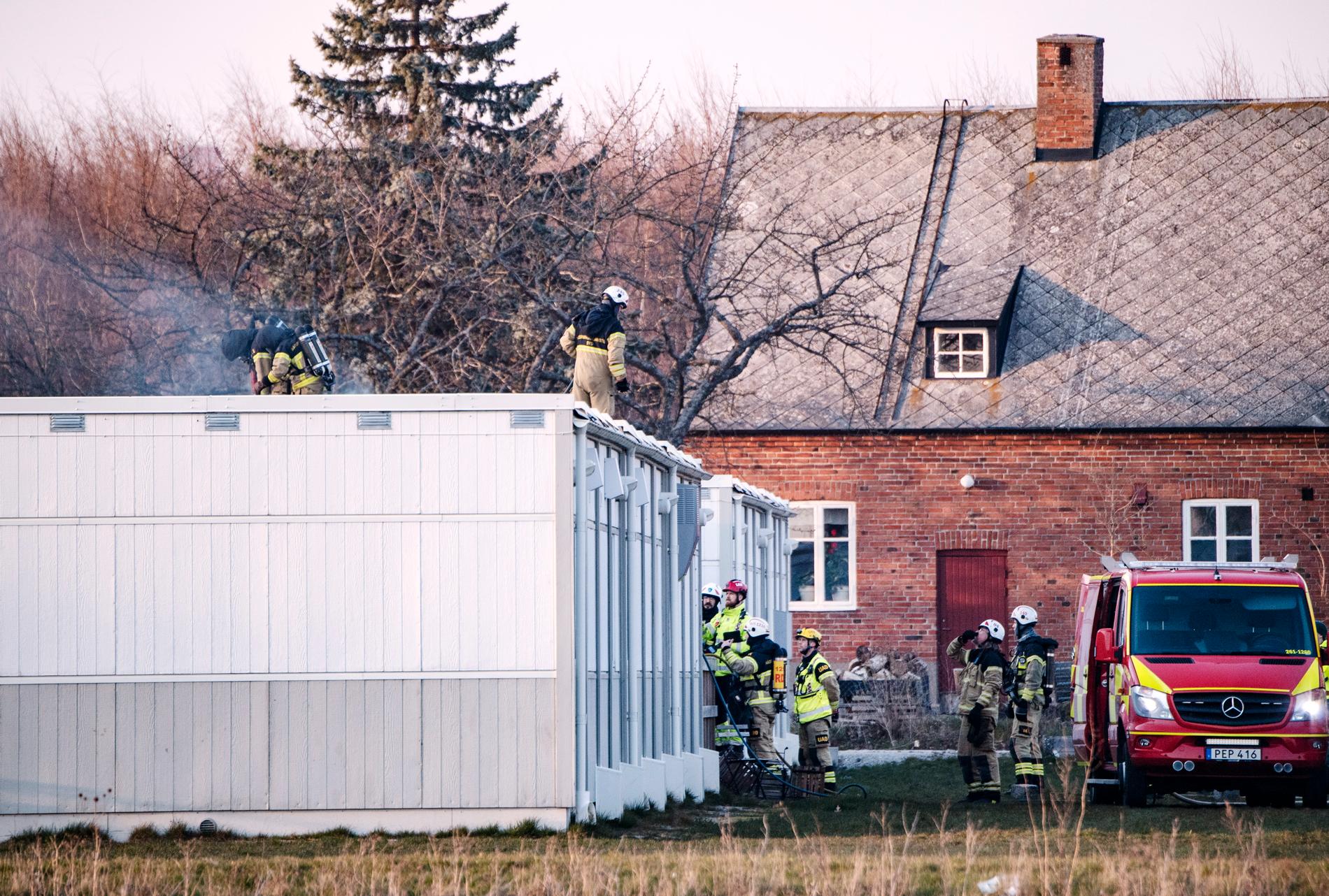 Ett ungdomshem brann i Lund på torsdagskvällen.