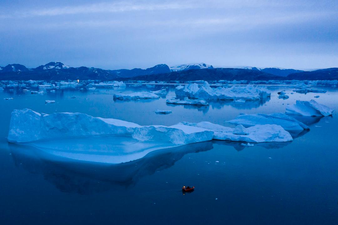 Grönland varmare än någonsin. Uppgången efter 1995 är så mycket större än under förindustriell tid före mitten av 1990-talet att möjligheten enligt forskare att det handlar om annat än klimatförändringar orsakade av människan.