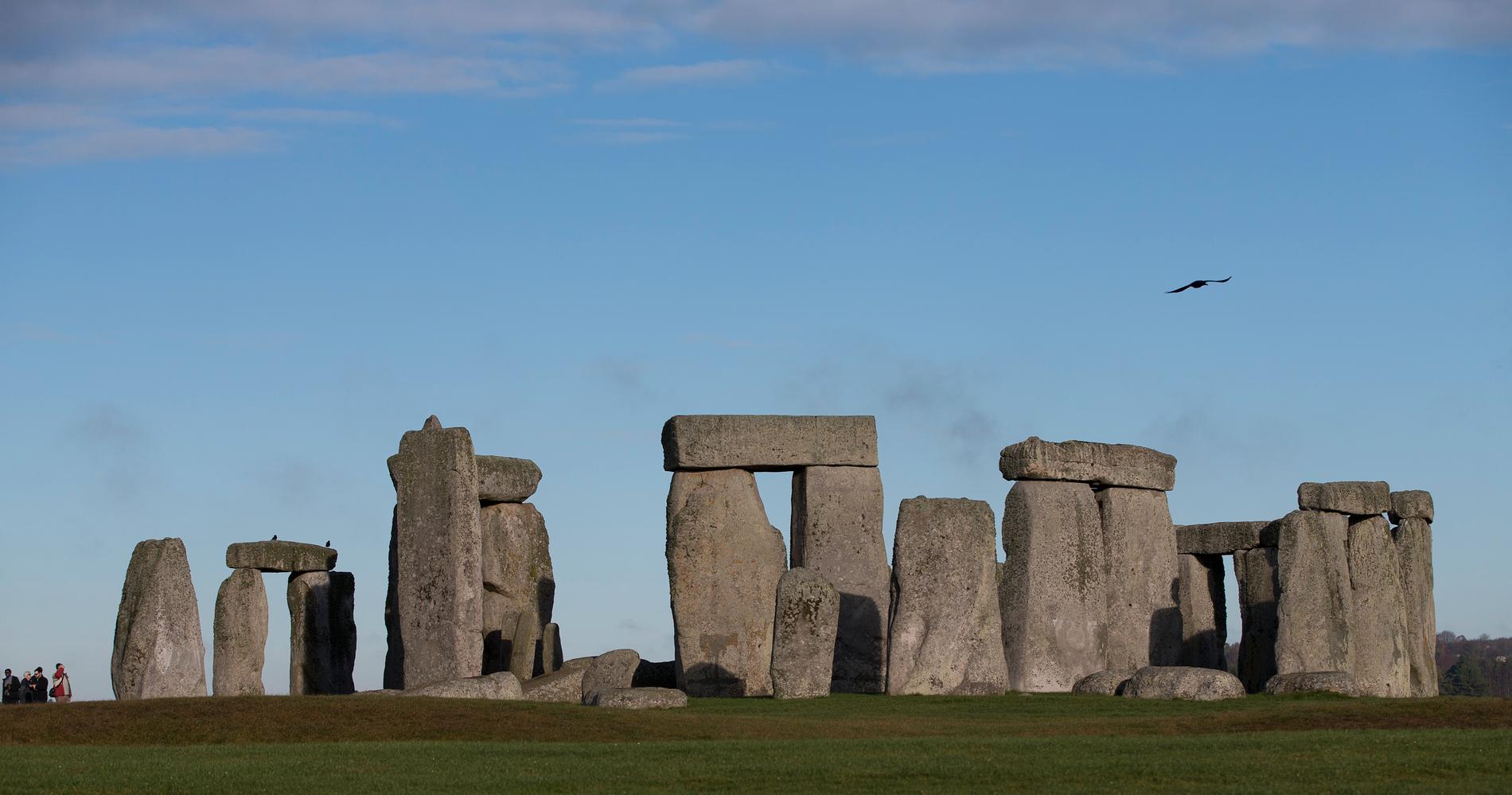 Stonehenge i England. Arkivbild.