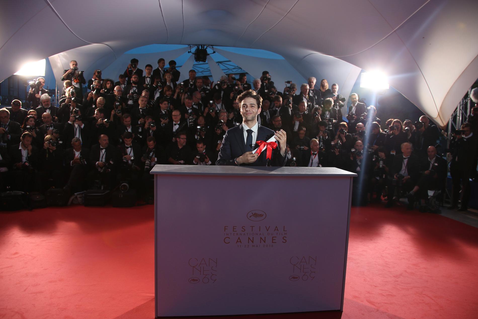 Regissören Xavier Dolan tilldelades 2016 Grand Prix-priset vid Cannes filmfestival.