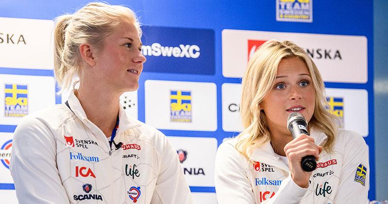 Maja Dahlqvist och Frida Karlsson.