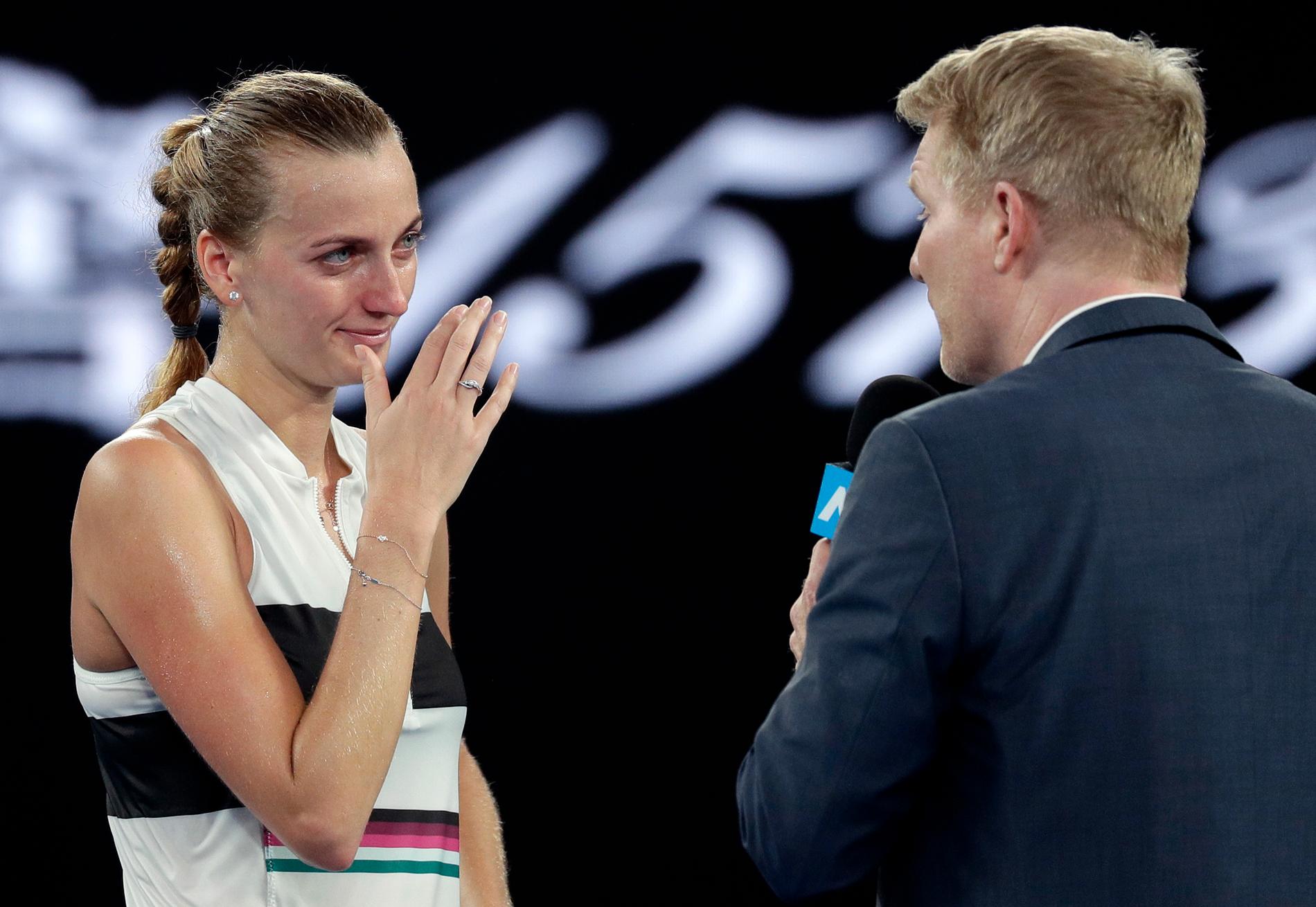 Petra Kvitová slog Ashleigh Barty i två raka set.