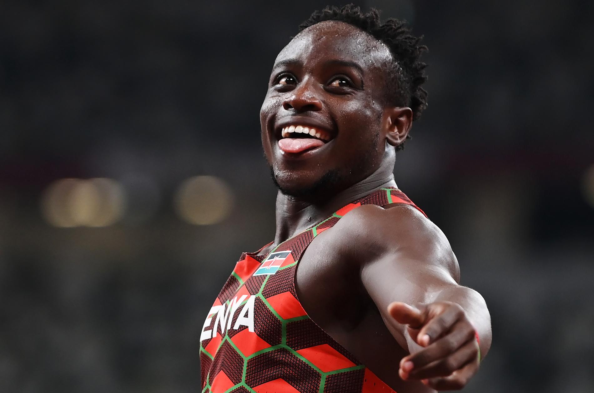 Ferdinand Omurwa krossade de kenyanska rekordet på 100 meter – dubbelt upp.
