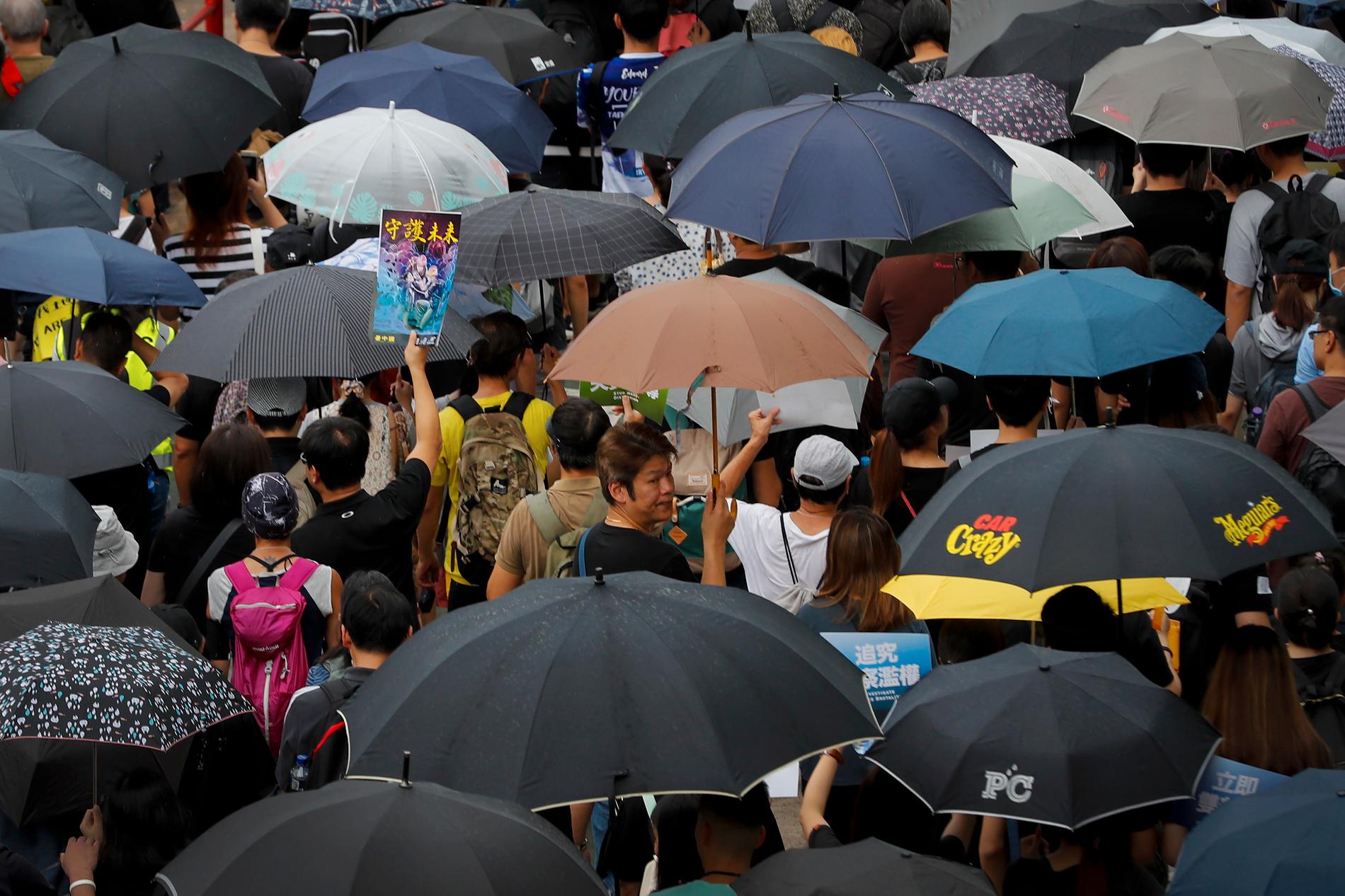 Protesterna i Hongkong fortsätter.