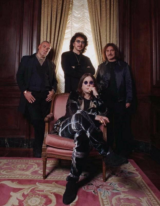 Black Sabbath. Från vänster: Bill Ward, Tony Iommi, Ozzy Osbourne och Geezer Butler.