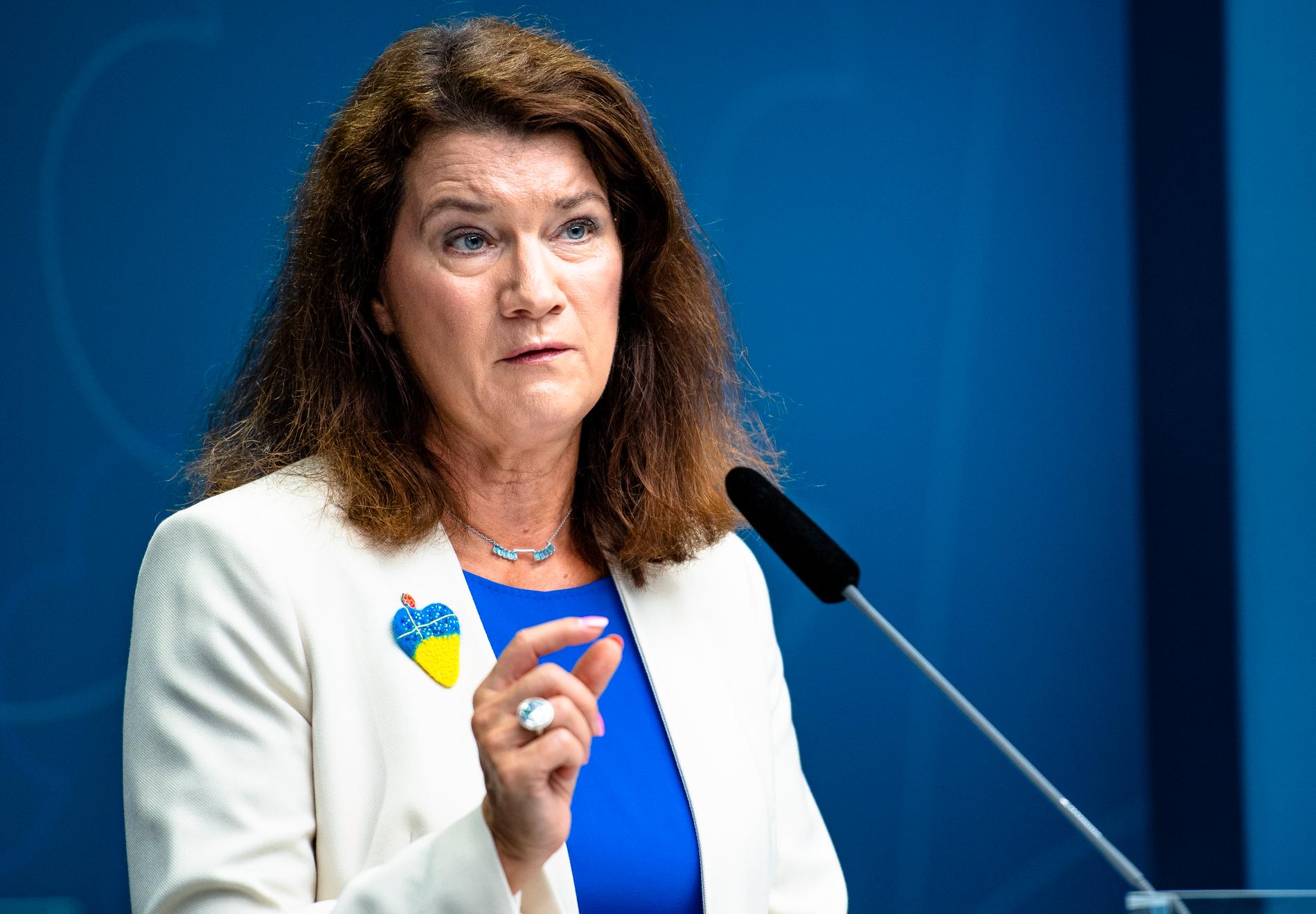 Tidigare utrikesminister Ann Linde (S).