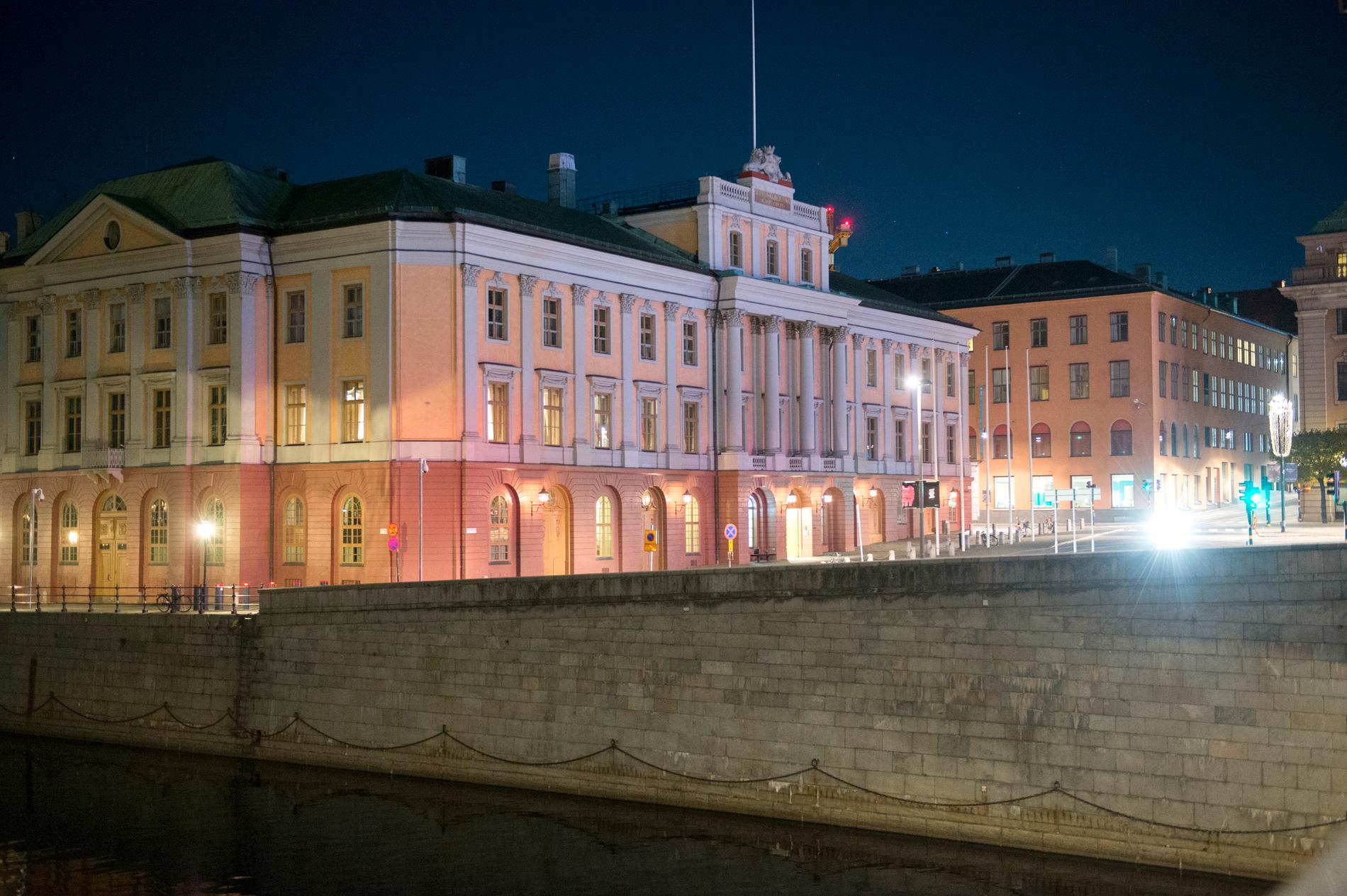 Utrikesdepartementet, UD, i Arvfurstens palats i Stockholm. 