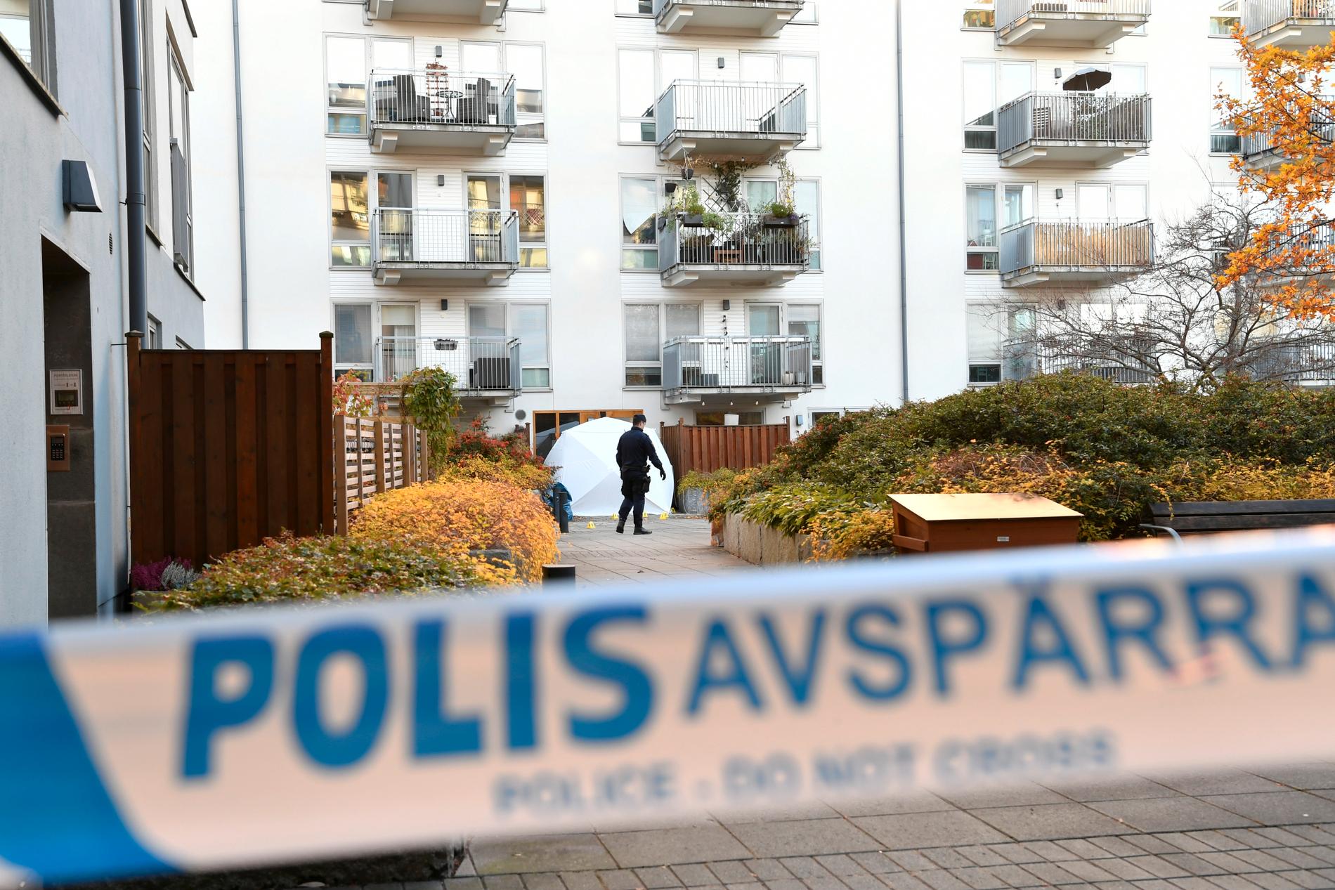 Rapparen Einár sköts till döds med flera skott på en innergård i Hammarby sjöstad i Stockholm sen torsdag kväll.