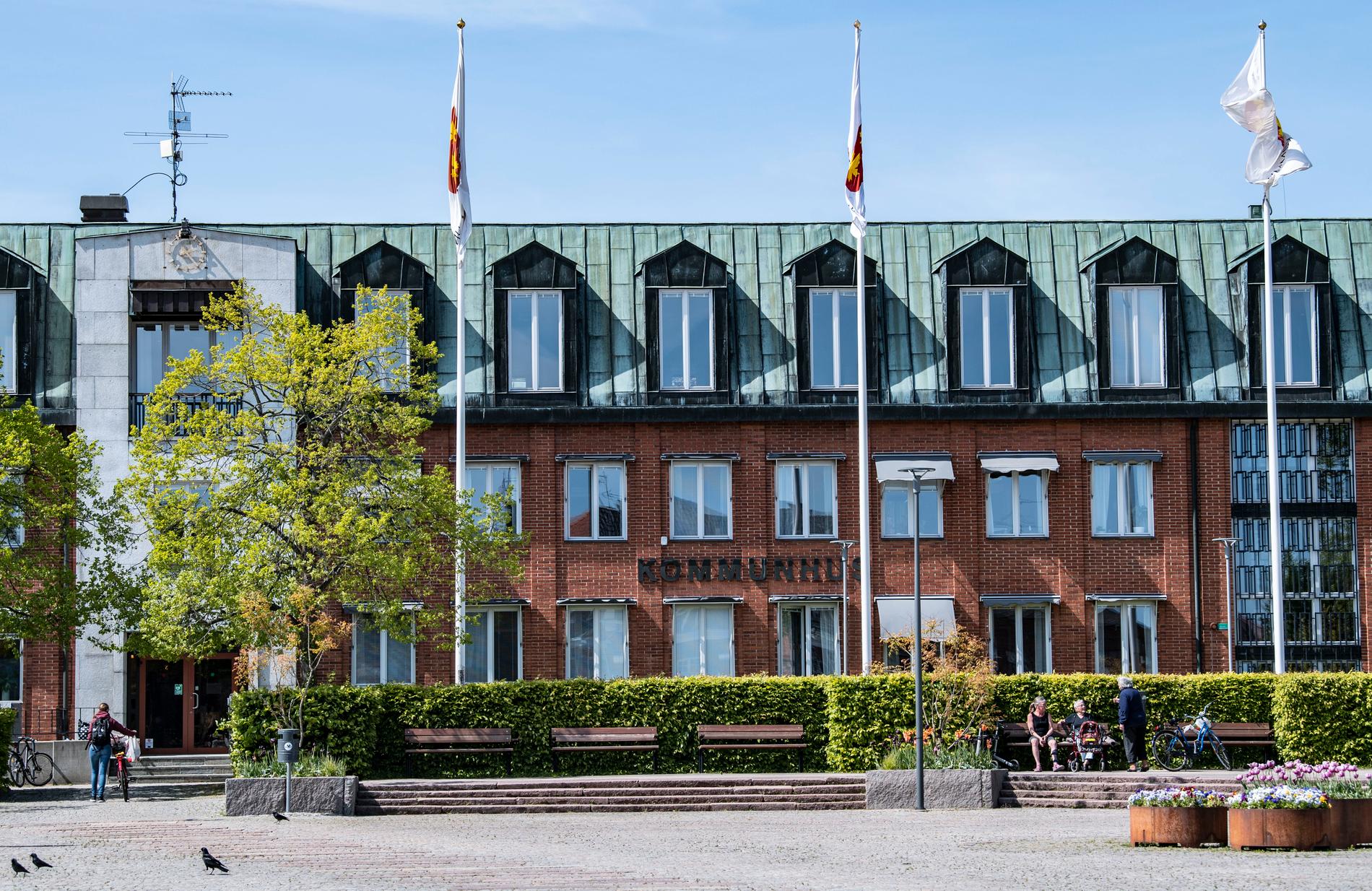 Arkivbild. Kommunhuset i Svedala innan attacken.
