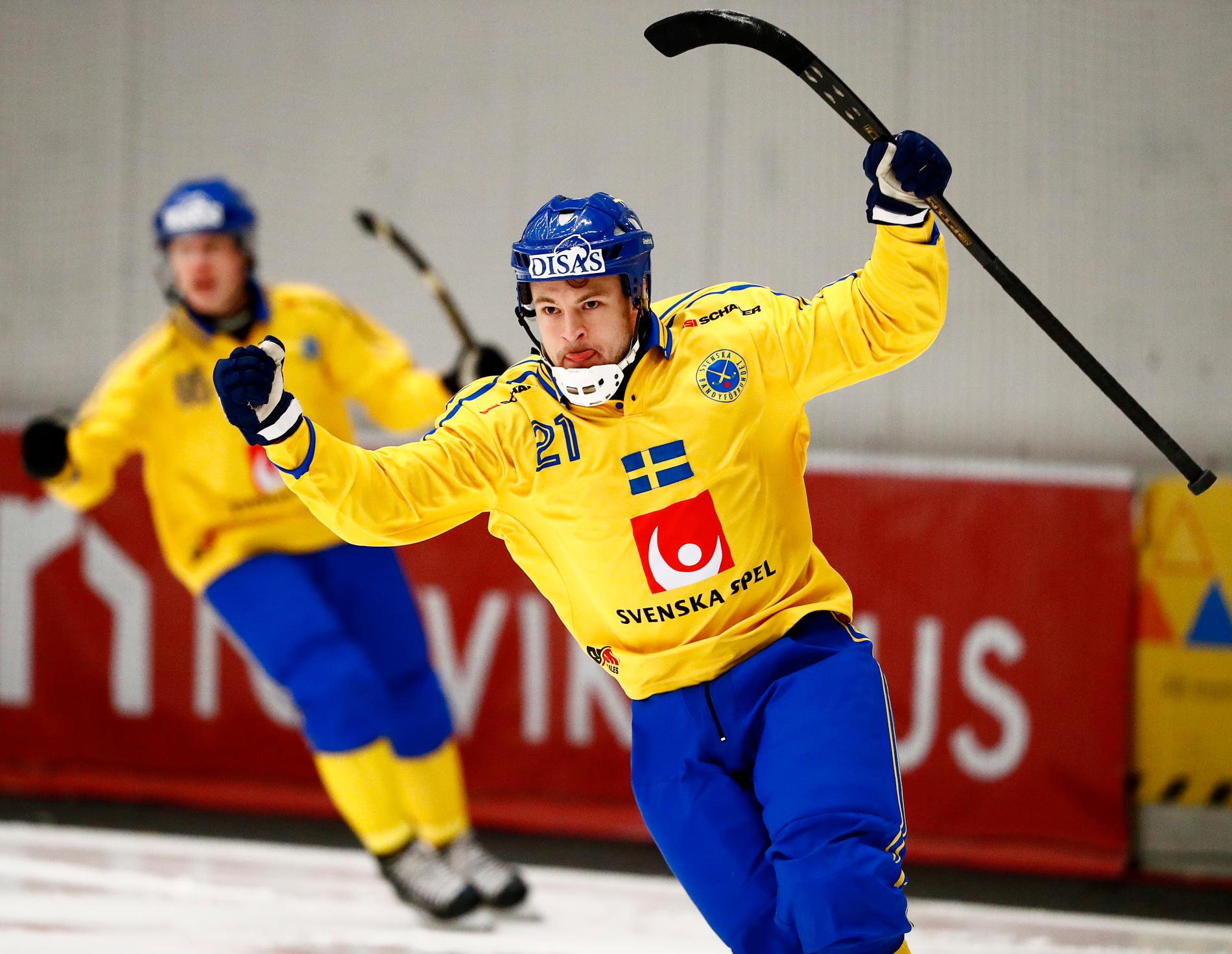 Christoffer Edlund gjorde det viktiga 2–3-målet i VM-finalen mot Ryssland.