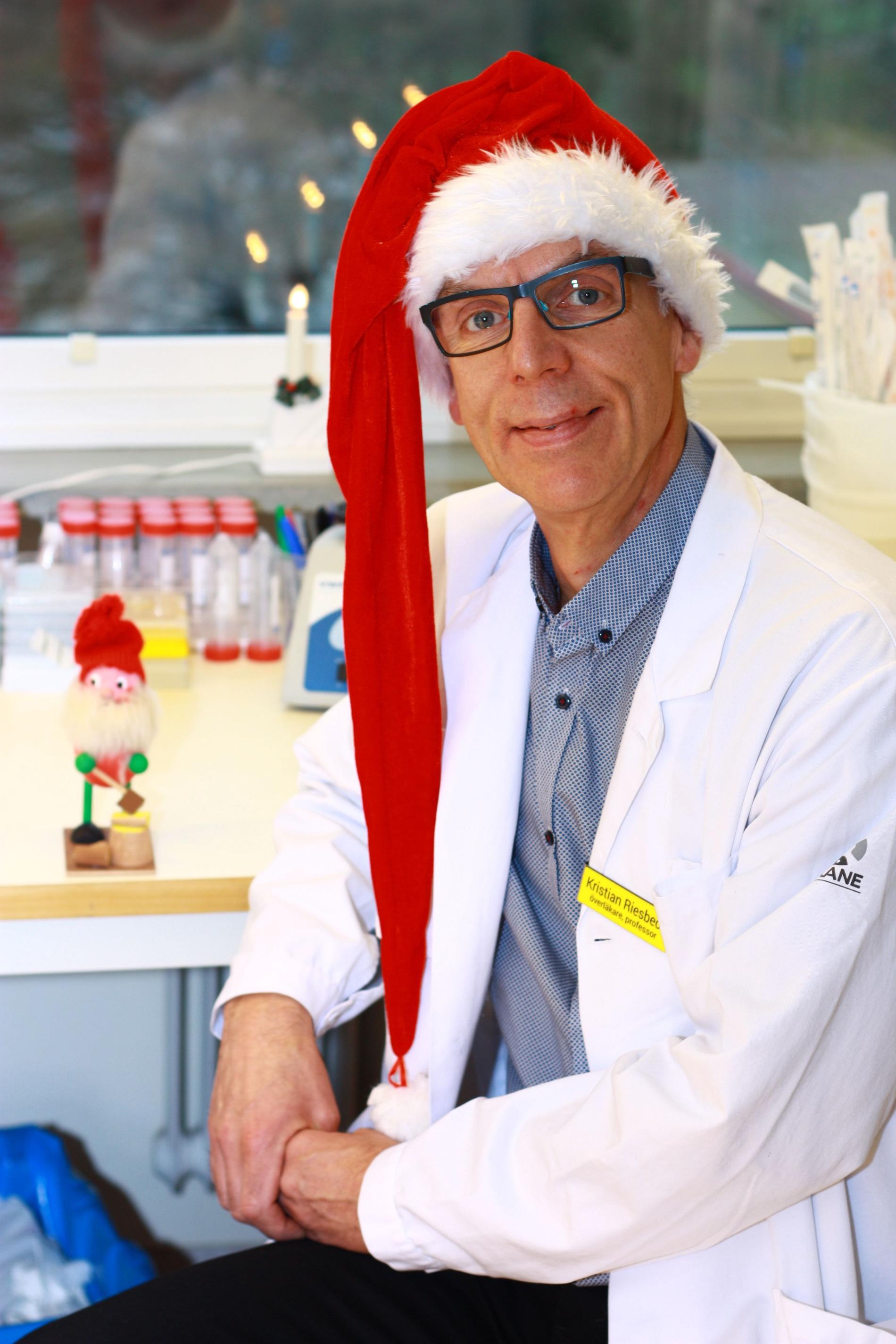 Kristian Riesbeck, överläkare och professor i klinisk bakteriologi vid Lunds Universitet. 