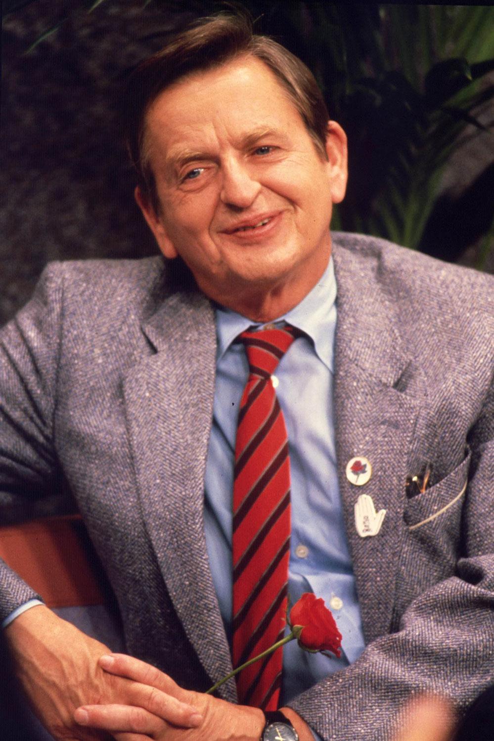 Olof Palme 1985.
