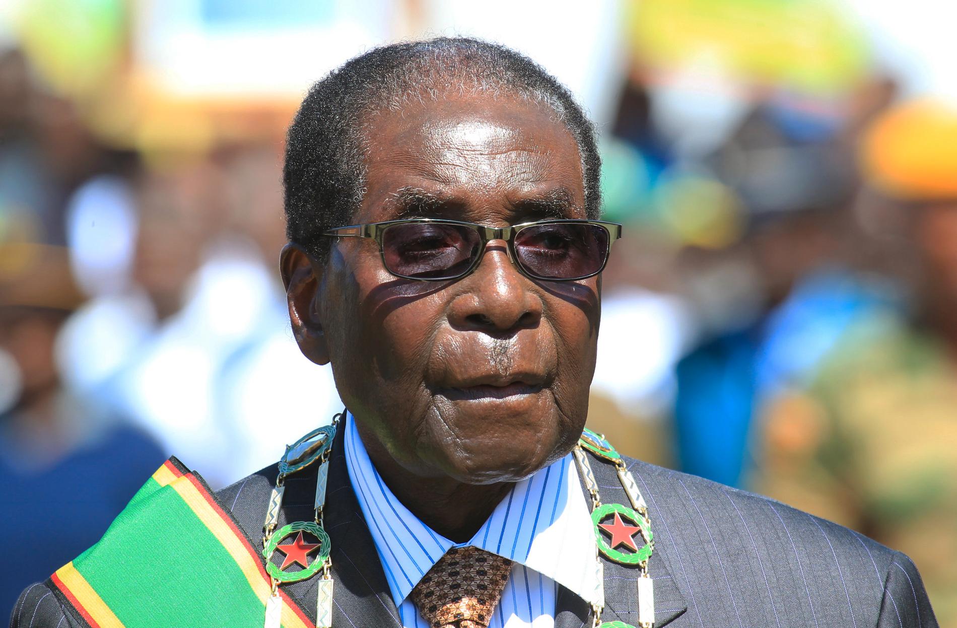 Zimbabwes före detta president Robert Mugabe är död. Han blev 95 år. Arkivbild.