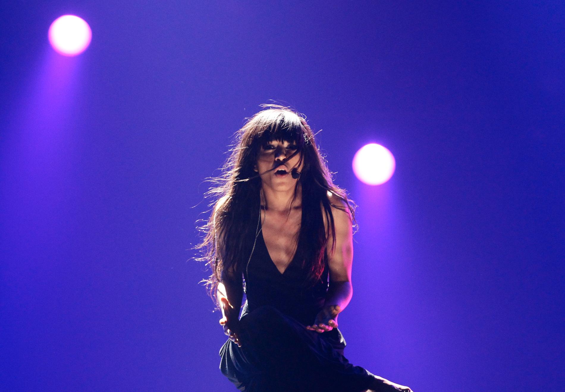 Loreen 2012 när hon vinner Eurovision song contest med ”Euphoria”