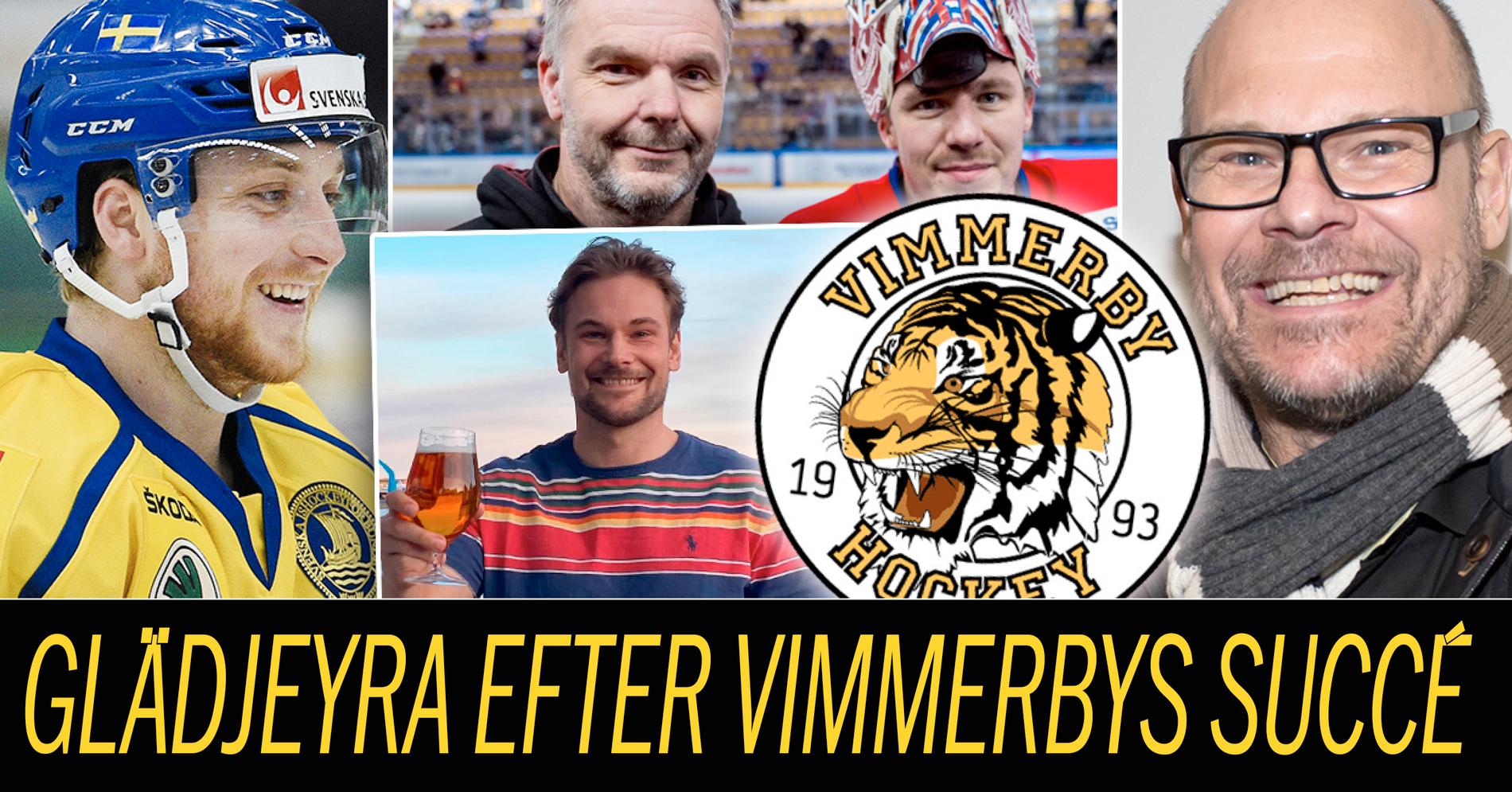 Vimmerby till hockeyallsvenskan – profilernas glädje