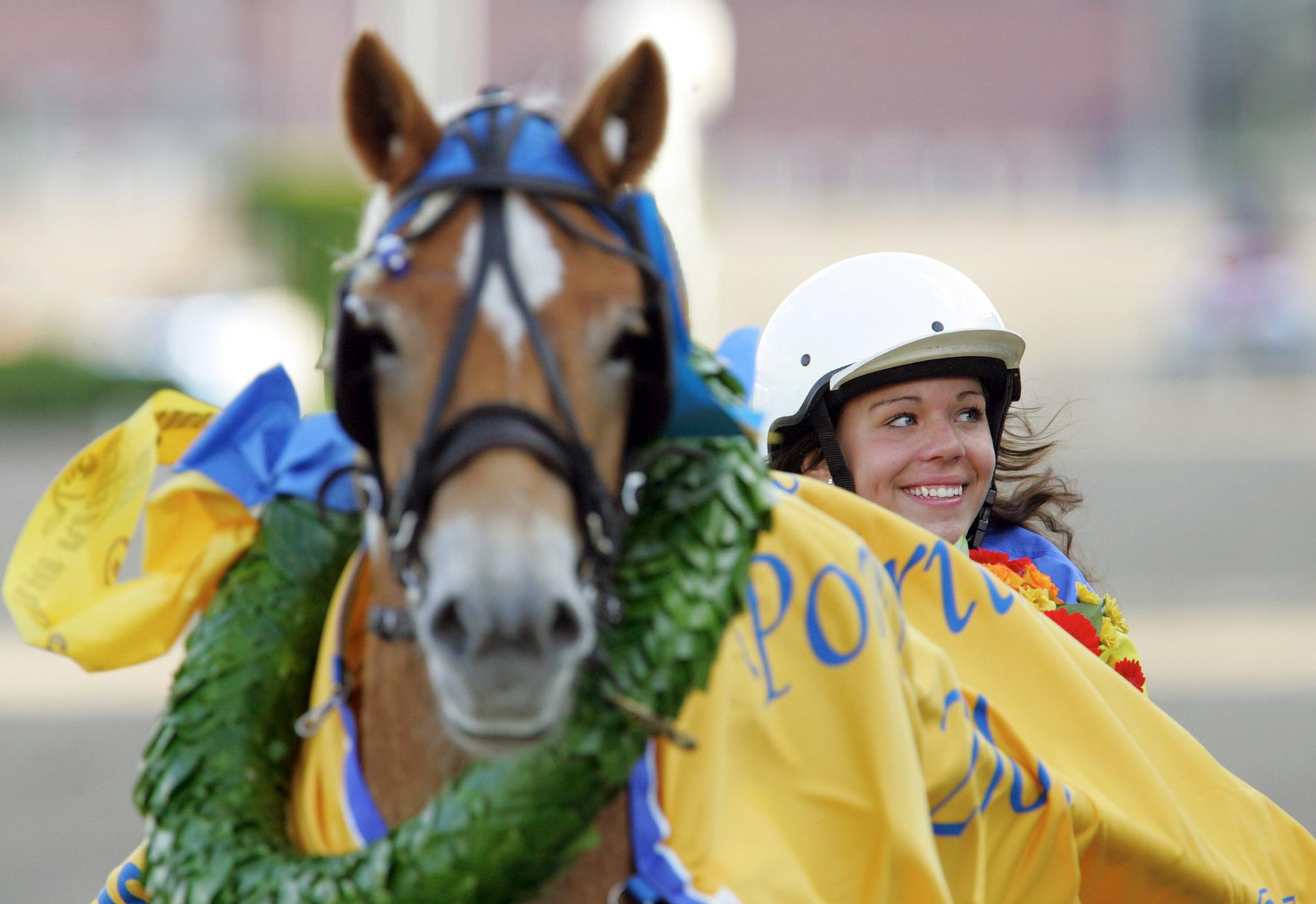 Michelle, då Ingerstad, var en framgångsrik ponnykusk i Sverige