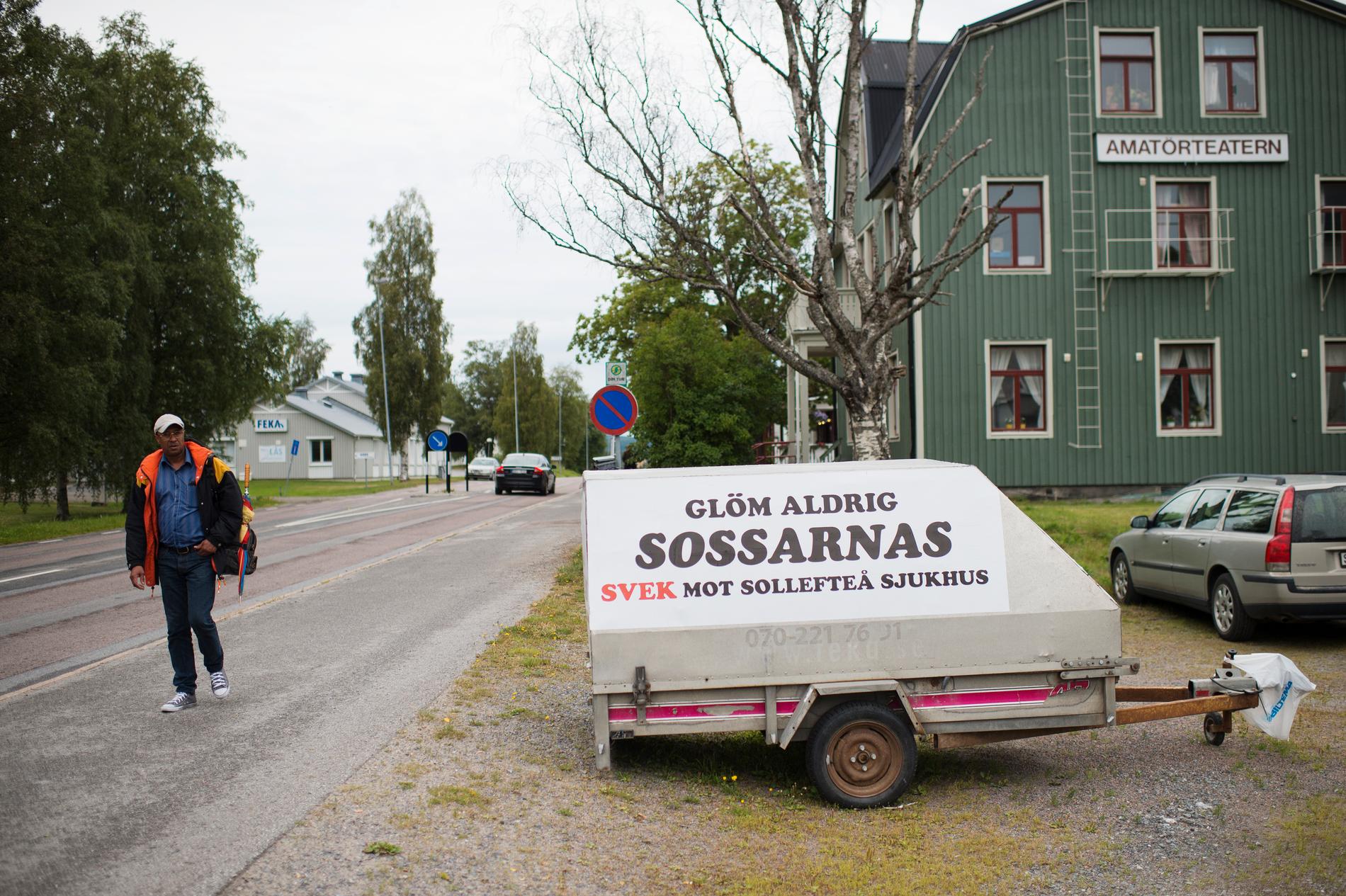 Sollefteå sjukhus ockupation mot nedläggningen av BB, år 2017