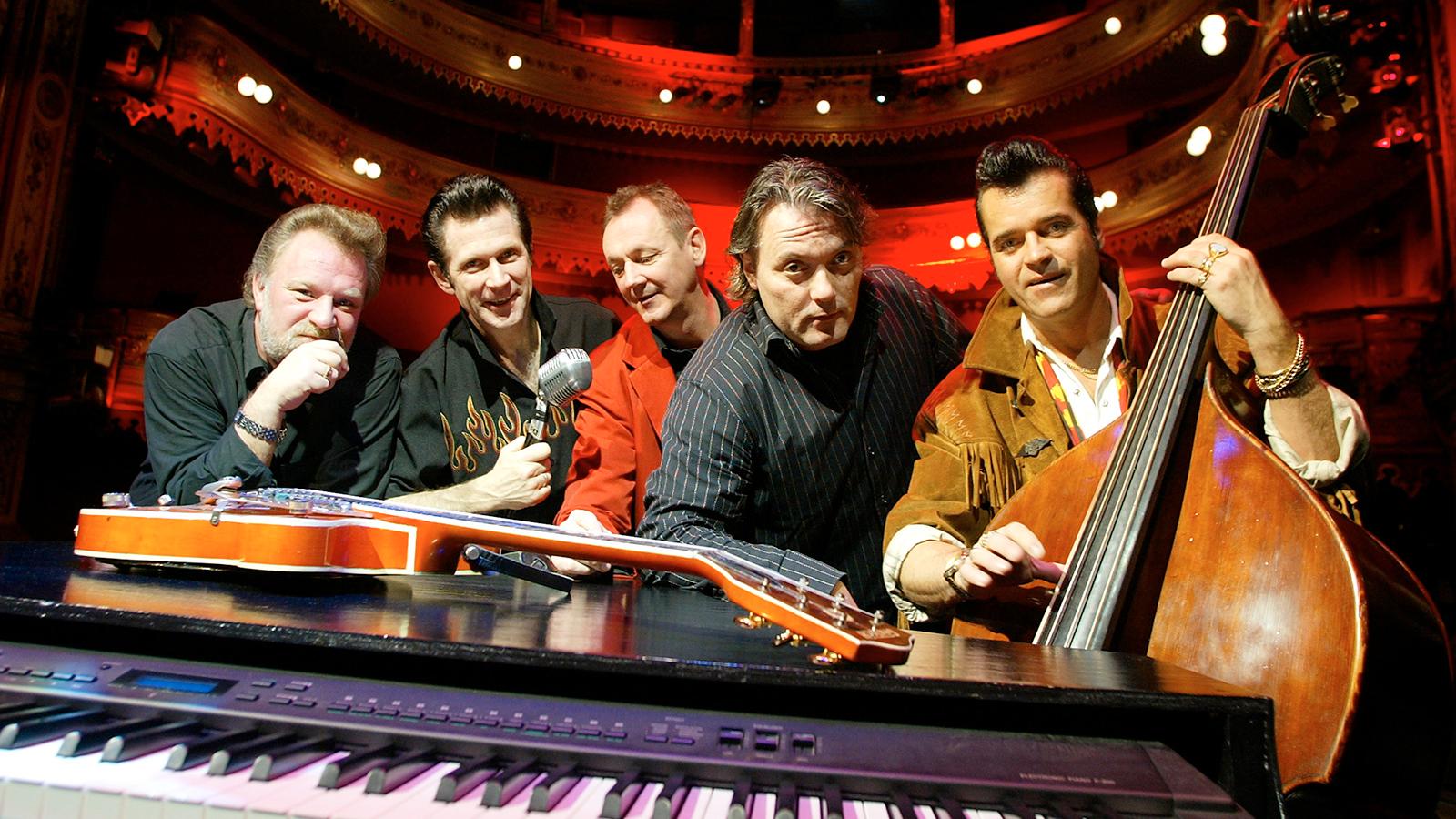 Peter Jezewski (längst till höger) med The Boppers 2003.